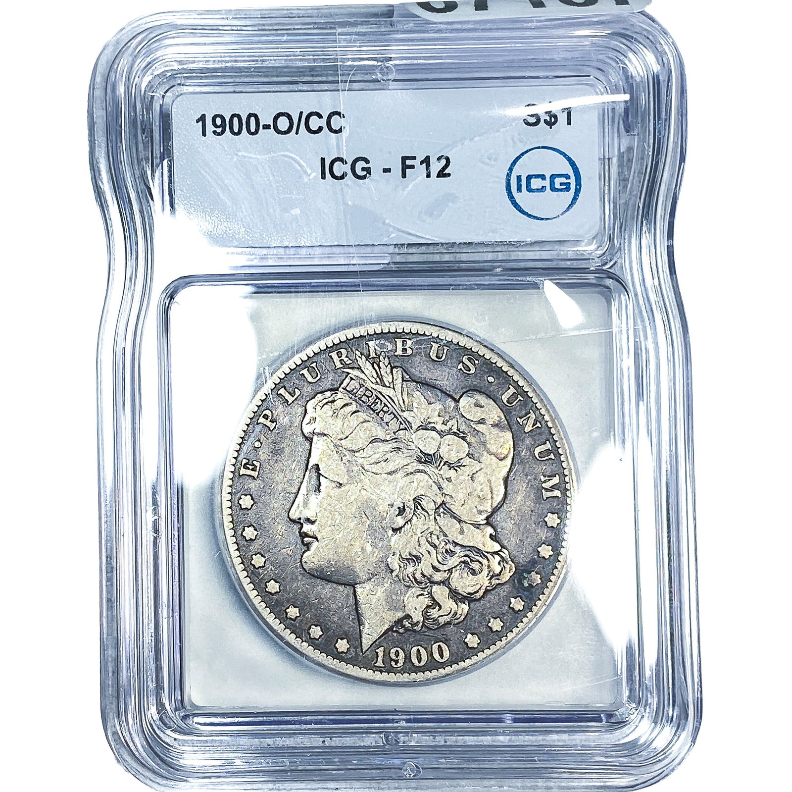 1900-O/CC Morgan Silver Dollar ICG F12 (1 of 2)