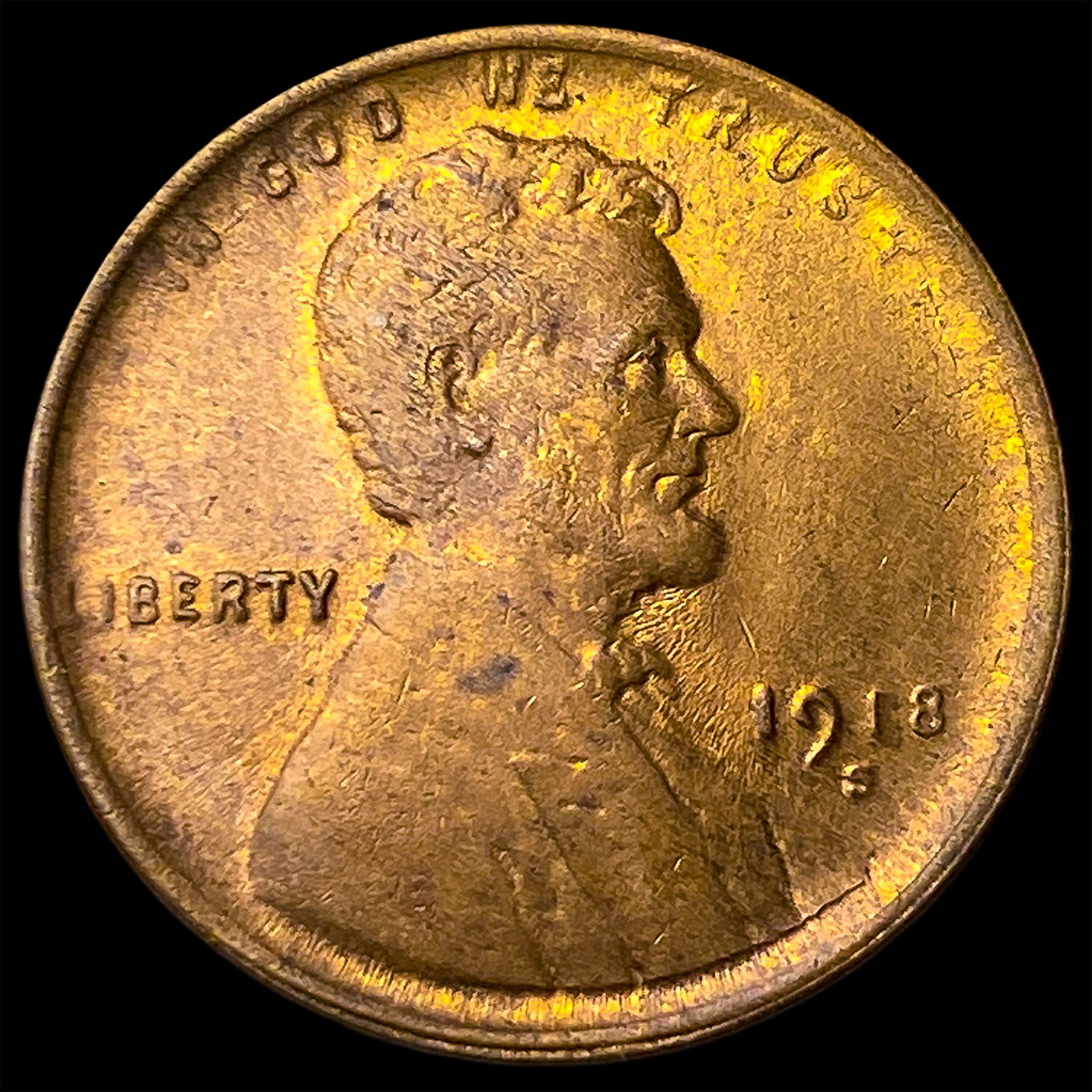 1918-S Lincoln Wheat Cent CLOSELY UNCIRCULATED (1 of 2)