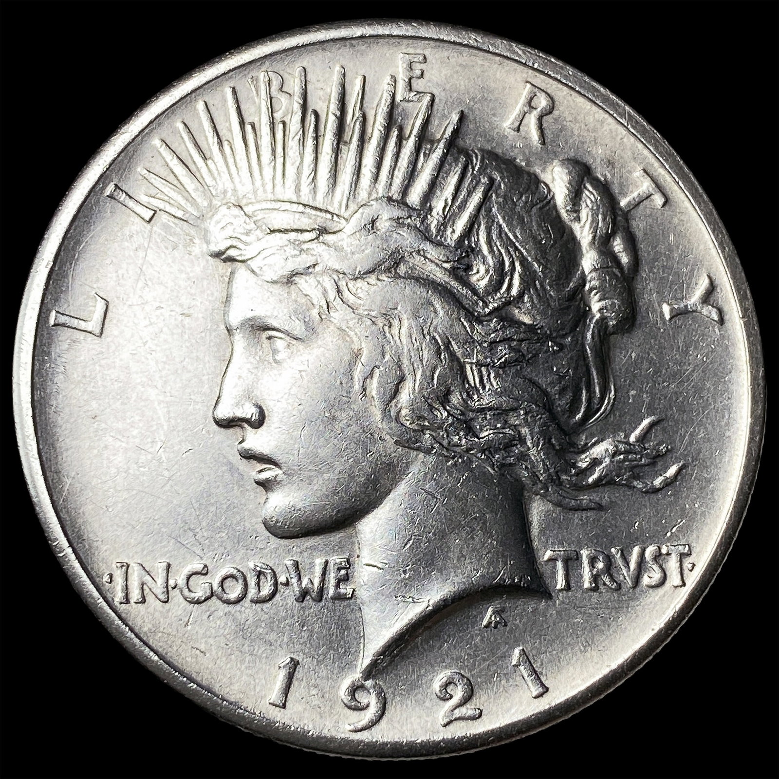 1921 Silver Peace Dollar CHOICE AU (1 of 2)