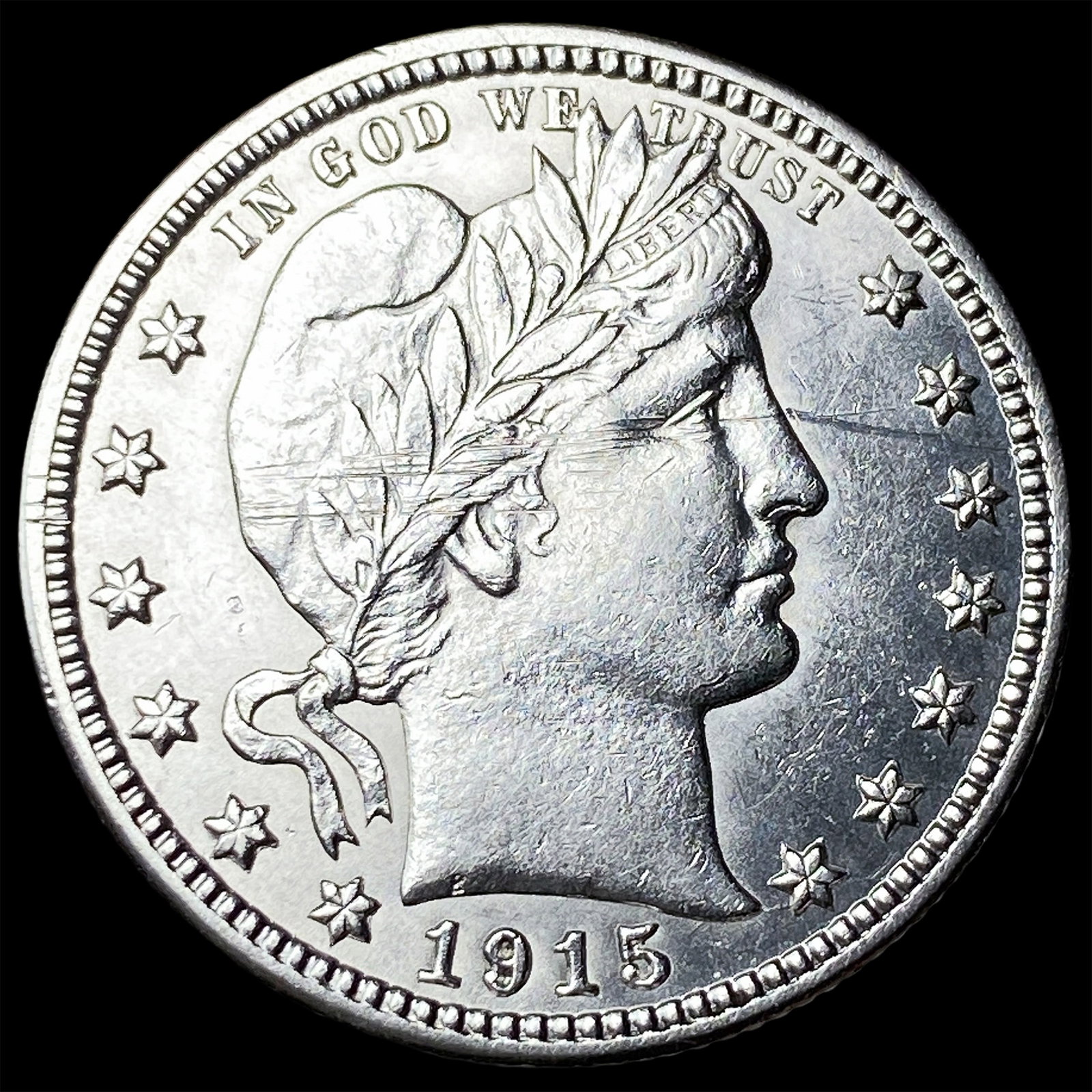1915-D Silver Barber Quarter HIGH GRADE (1 of 2)