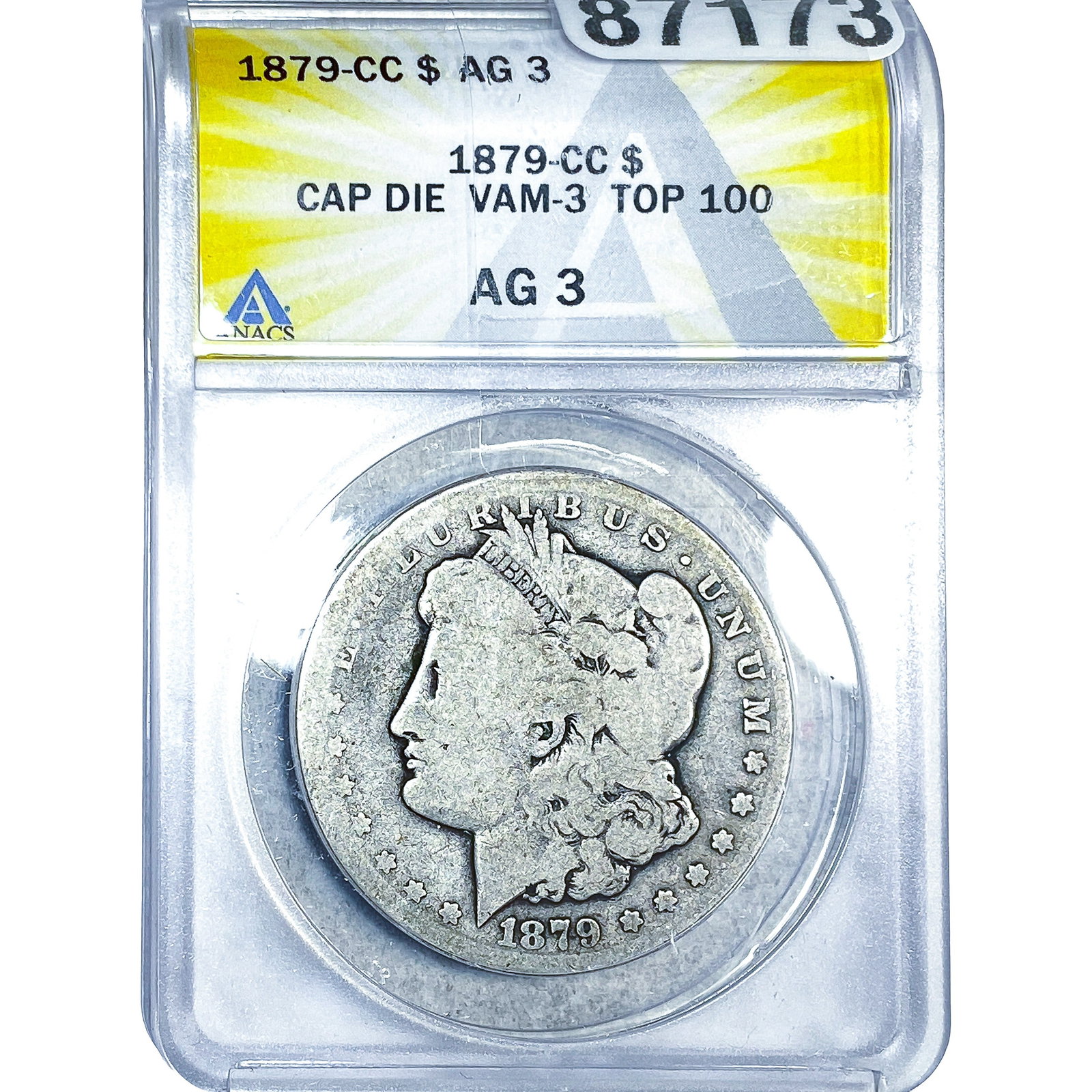 1879-CC Morgan Silver Dollar ANACS AG3 (1 of 2)
