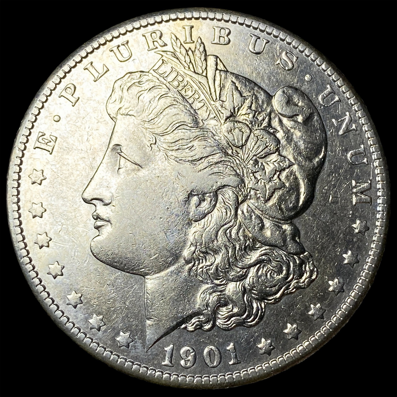 1901-S Silver Morgan Dollar CLOSELY UNCIRCULATED (1 of 2)