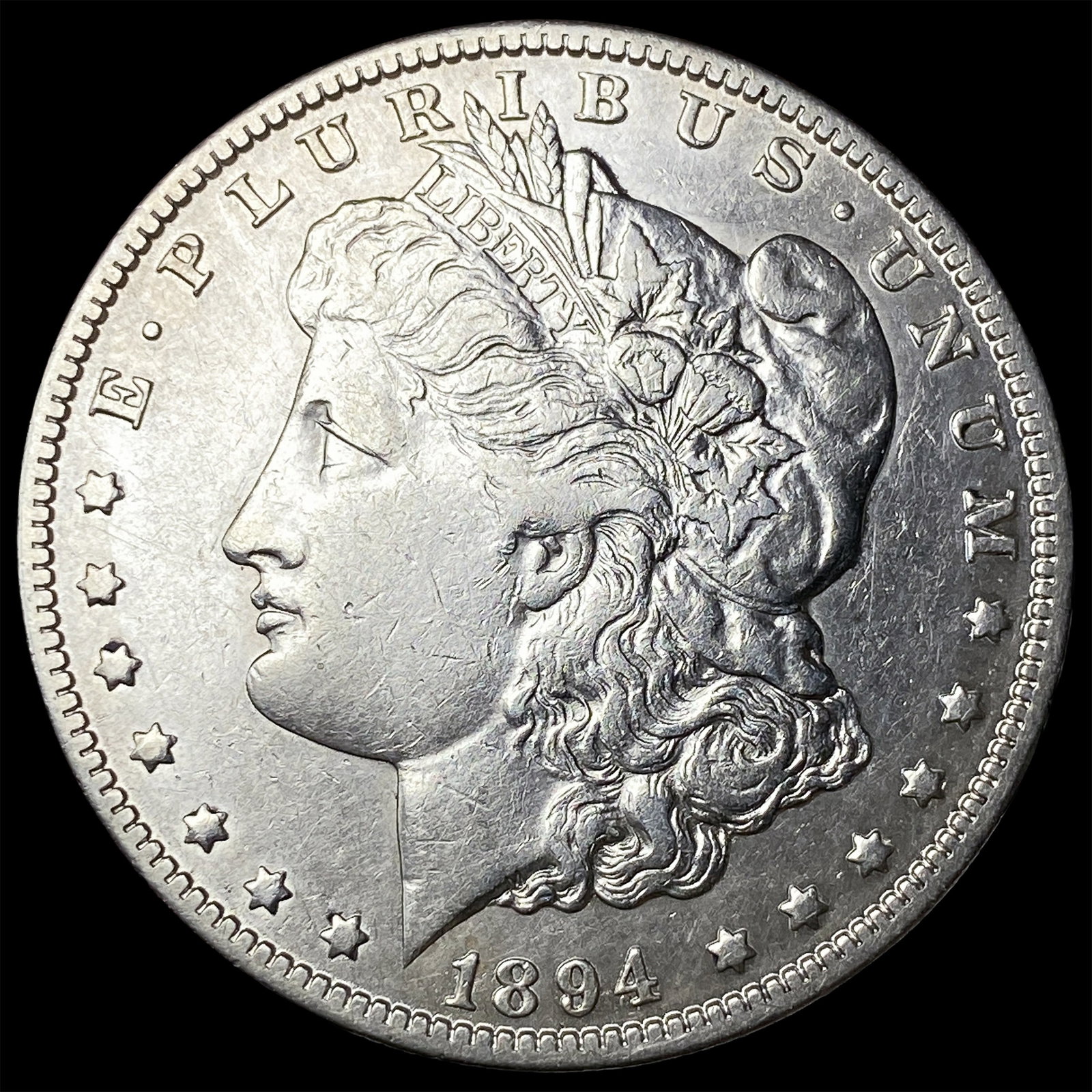 1894-O Silver Morgan Dollar NEARLY UNCIRCULATED (1 of 2)