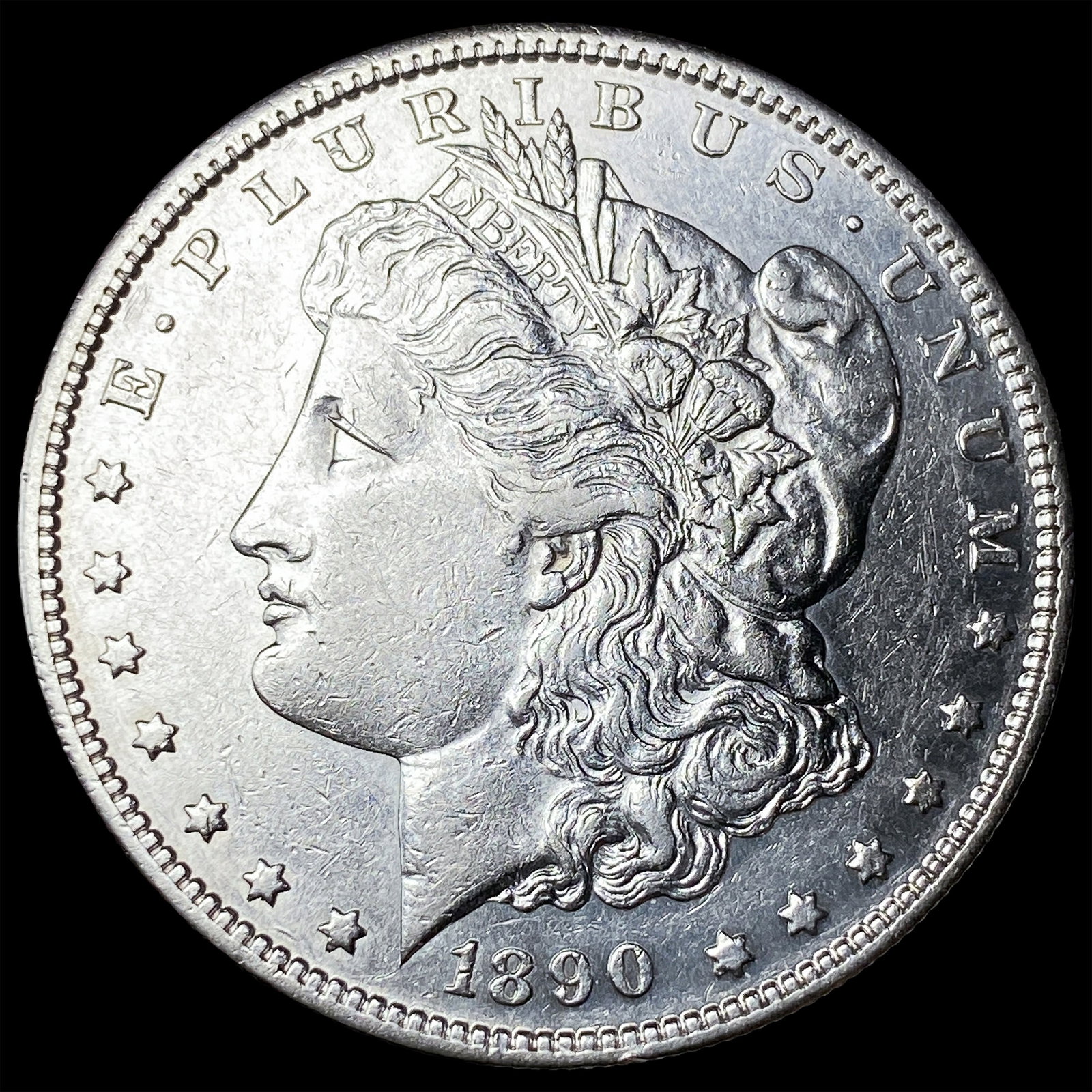1890-S Silver Morgan Dollar CLOSELY UNCIRCULATED (1 of 2)