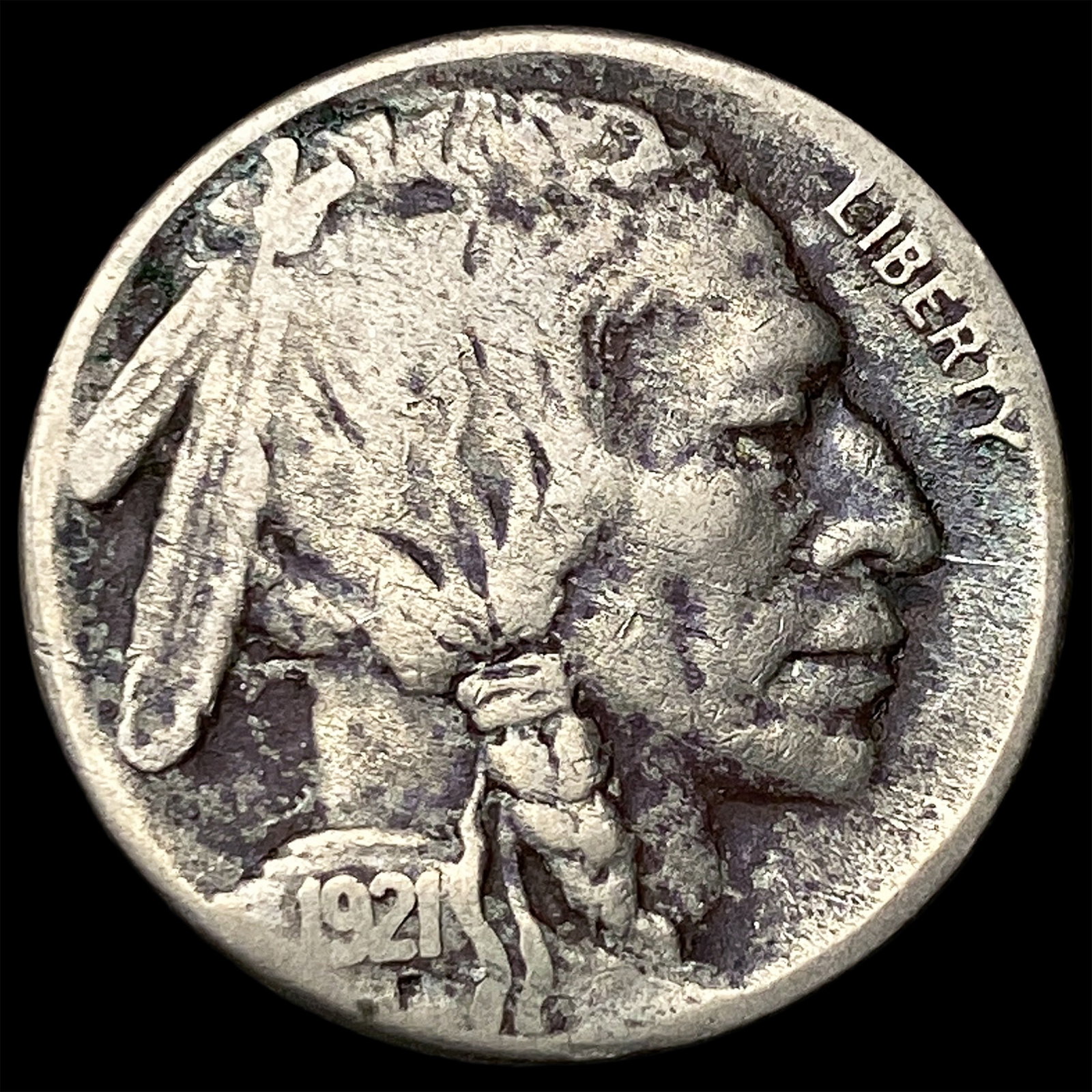 1921 Buffalo Nickel LIGHTLY CIRCULATED (1 of 2)