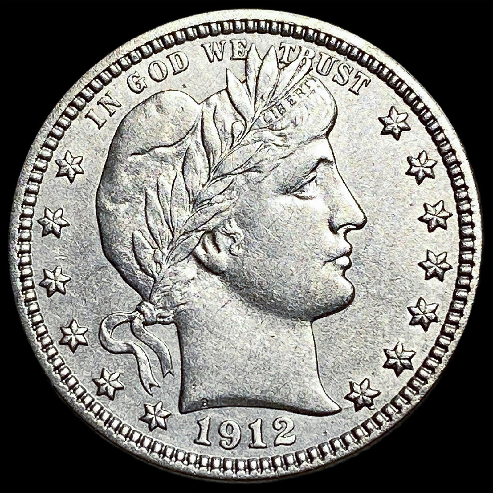 1912 Barber Quarter CLOSELY UNCIRCULATED (1 of 2)
