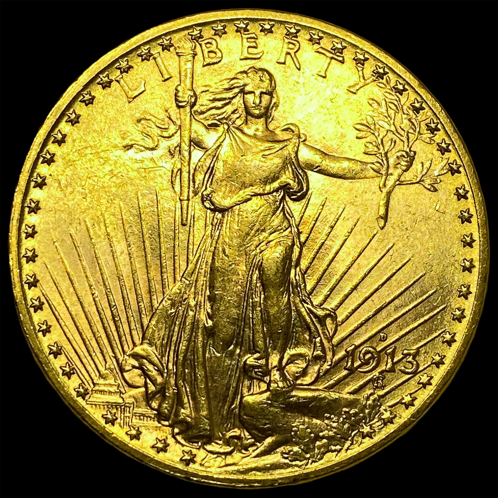 1913 $20 Saint-Gaudens Double Eagle UNCIRCULATED (1 of 2)