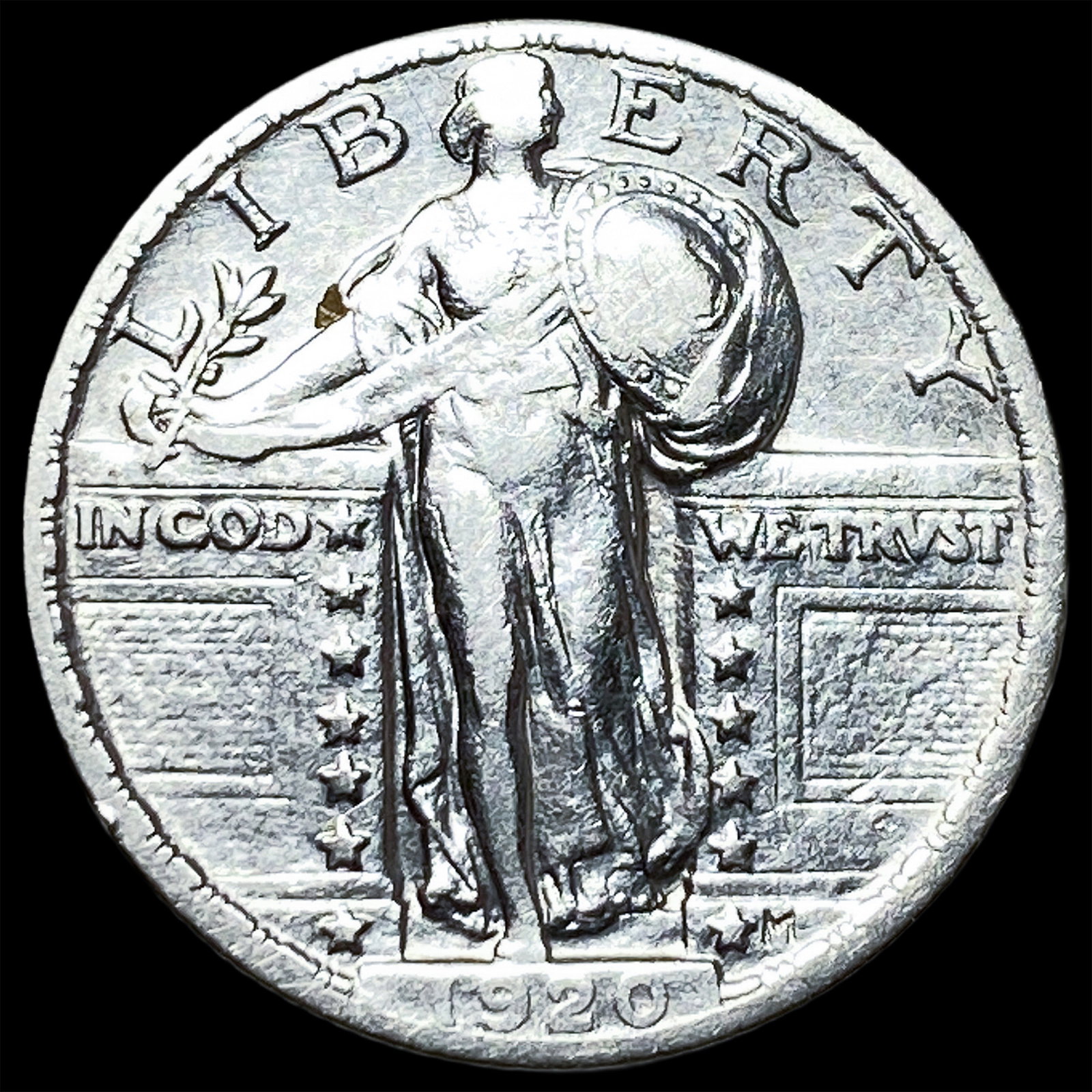 1920 Standing Liberty Quarter NEARLY UNCIRCULATED (1 of 2)