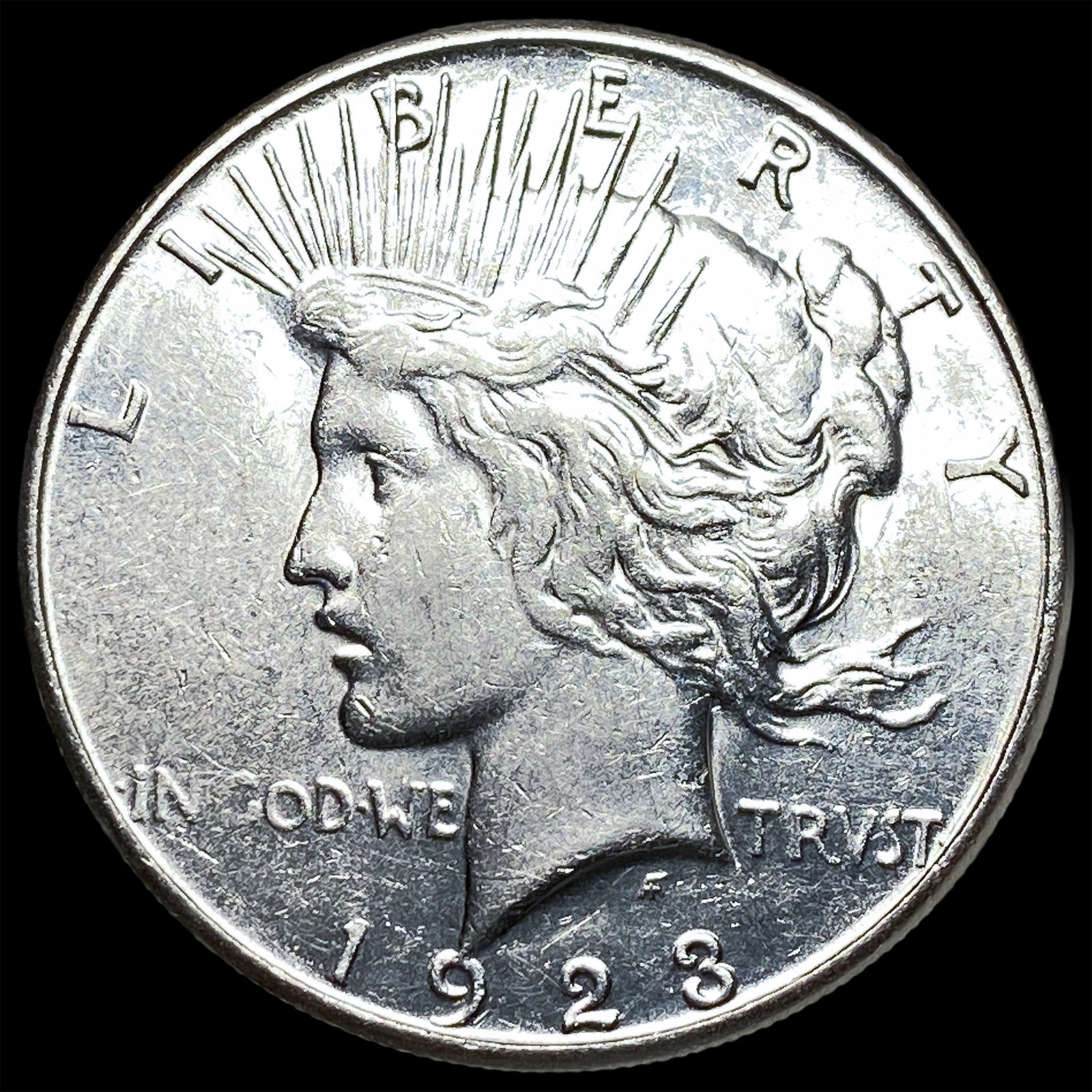 1923 Silver Peace Dollar CLOSELY UNCIRCULATED (1 of 2)