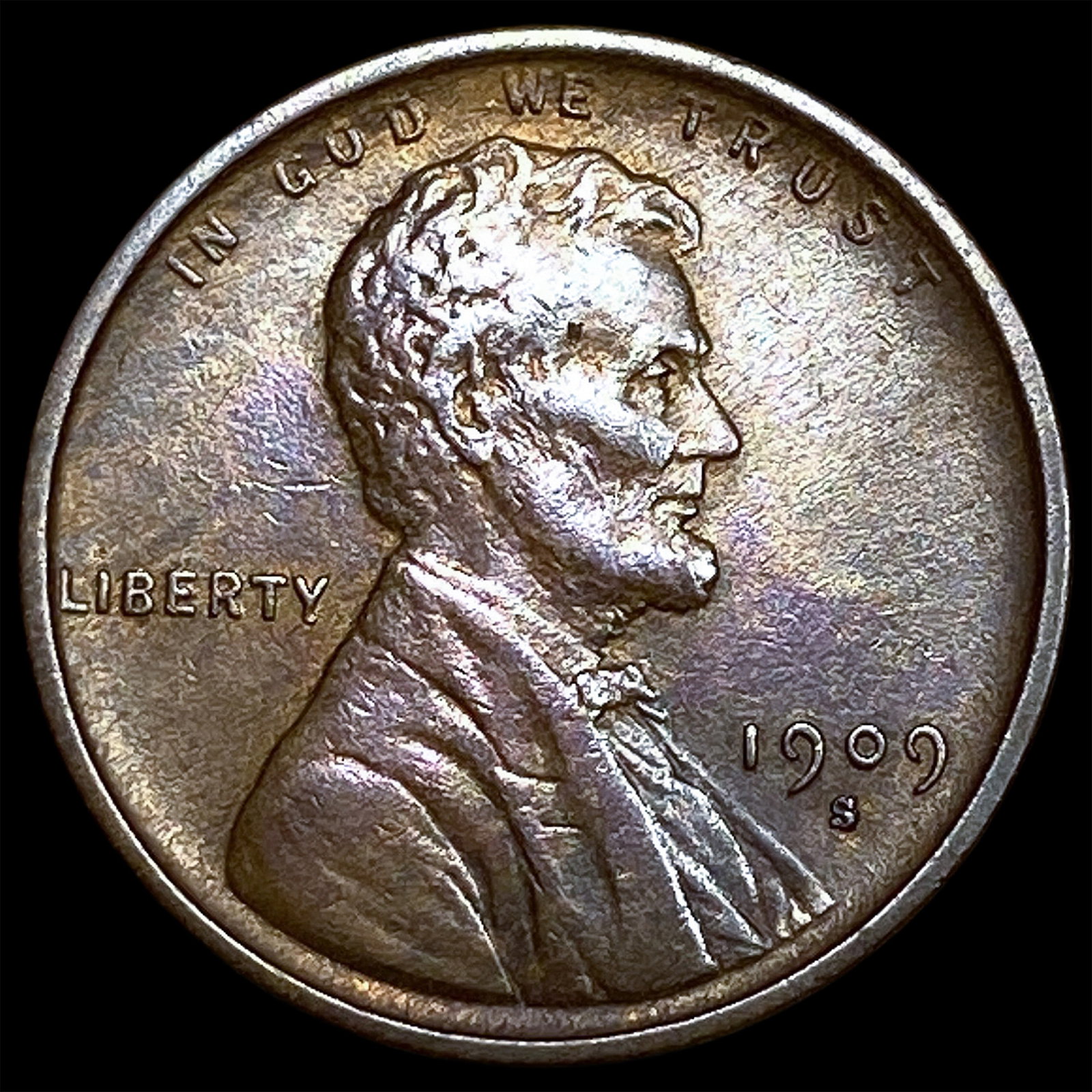 1909-S Lincoln Wheat Cent UNCIRCULATED (1 of 2)