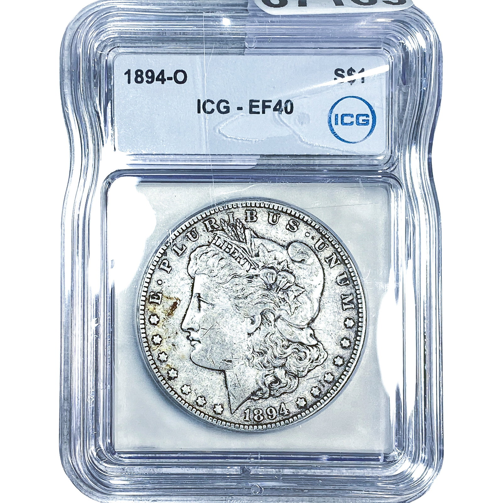 1894-O Morgan Silver Dollar ICG EF40 (1 of 2)