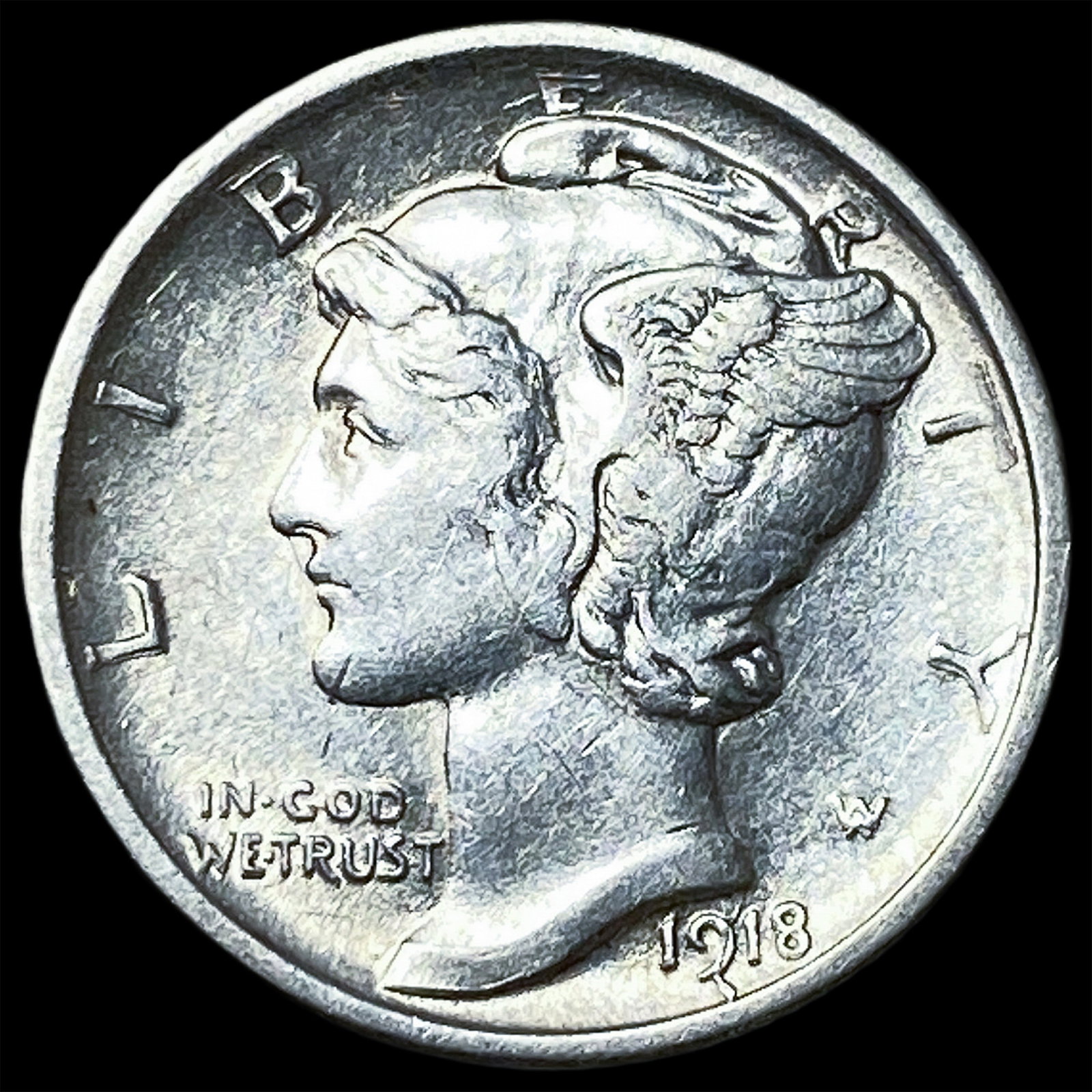 1918 Mercury Dime CLOSELY UNCIRCULATED (1 of 2)