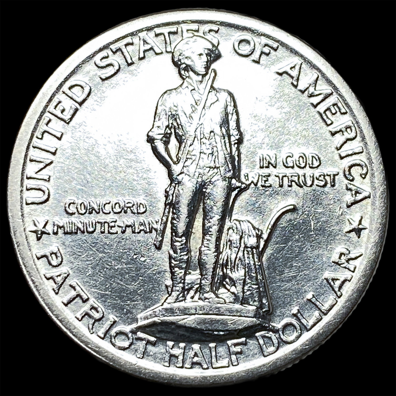 1925 Silver Lexington-Concord Half Dollar CLOSELY UNCIRCULATED (1 of 2)
