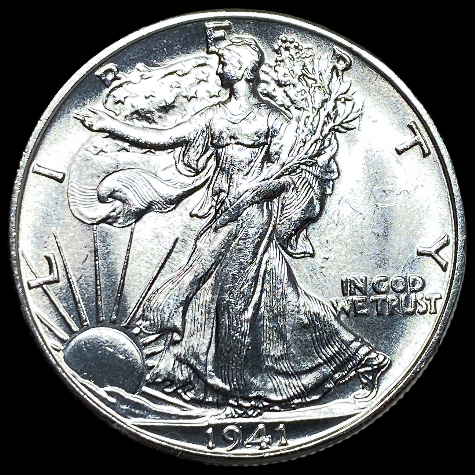 1941 Silver Half Dollar CHOICE BU (1 of 2)