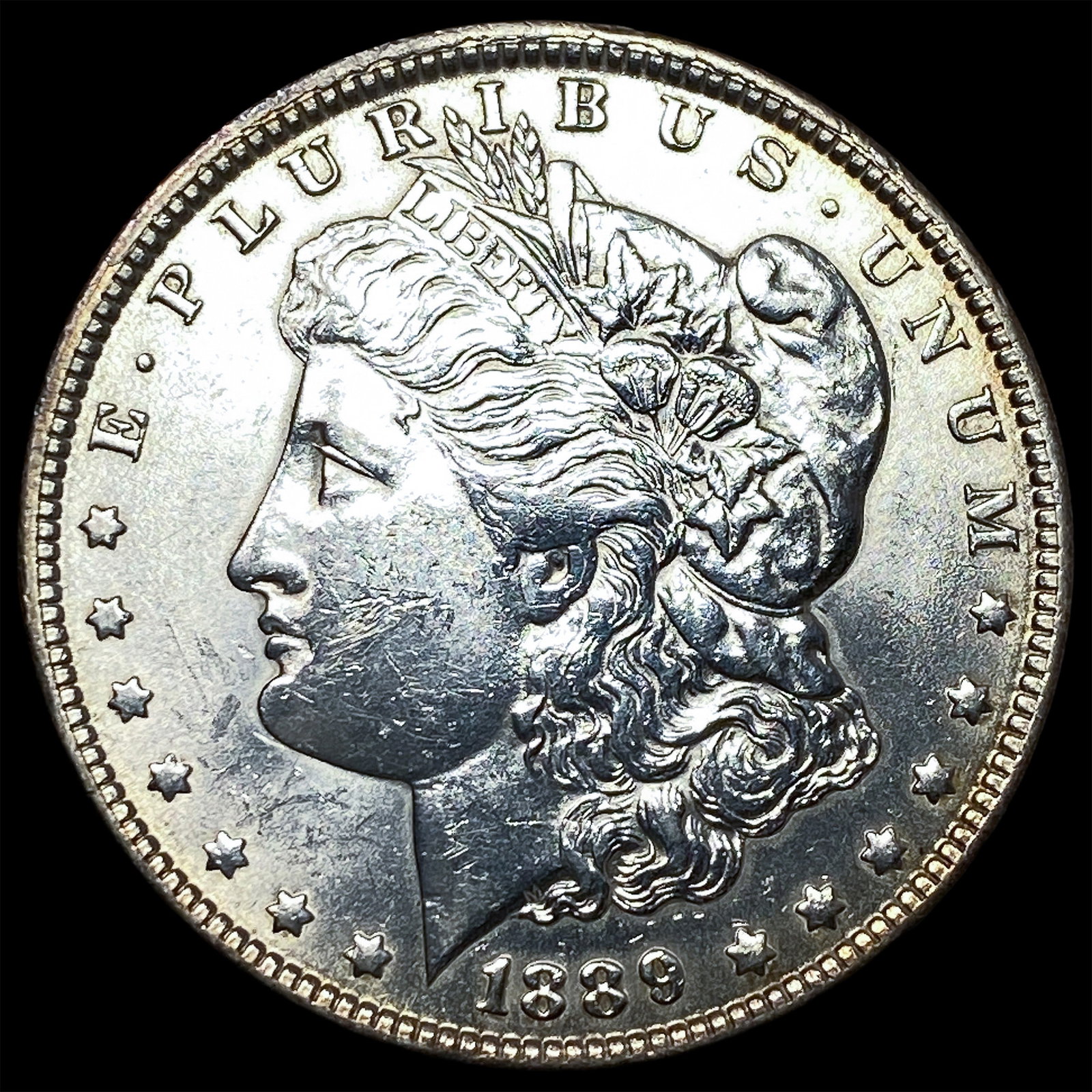 1889-S Silver Morgan Dollar CLOSELY UNCIRCULATED (1 of 2)