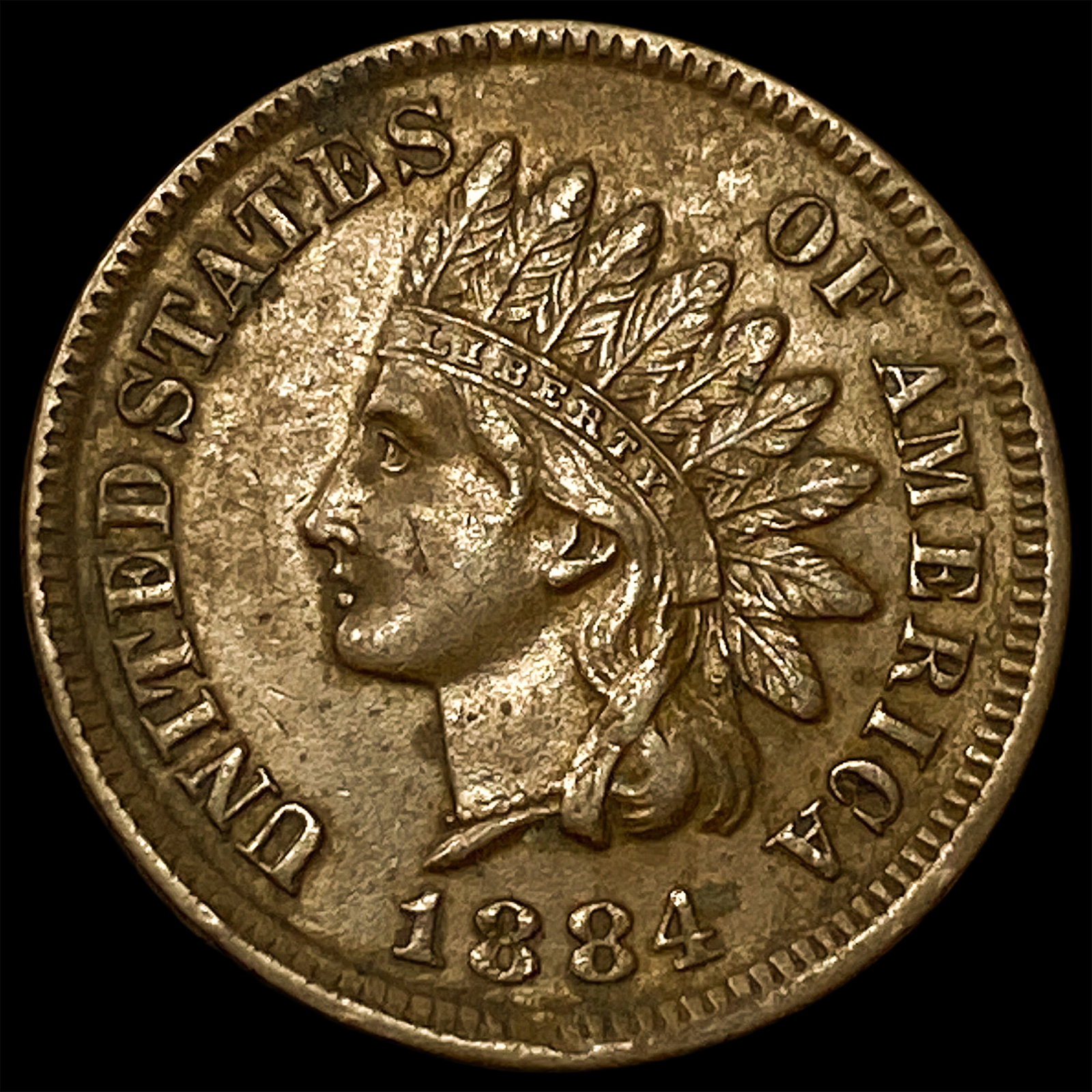 1884 Indian Head Cent CHOICE AU (1 of 2)