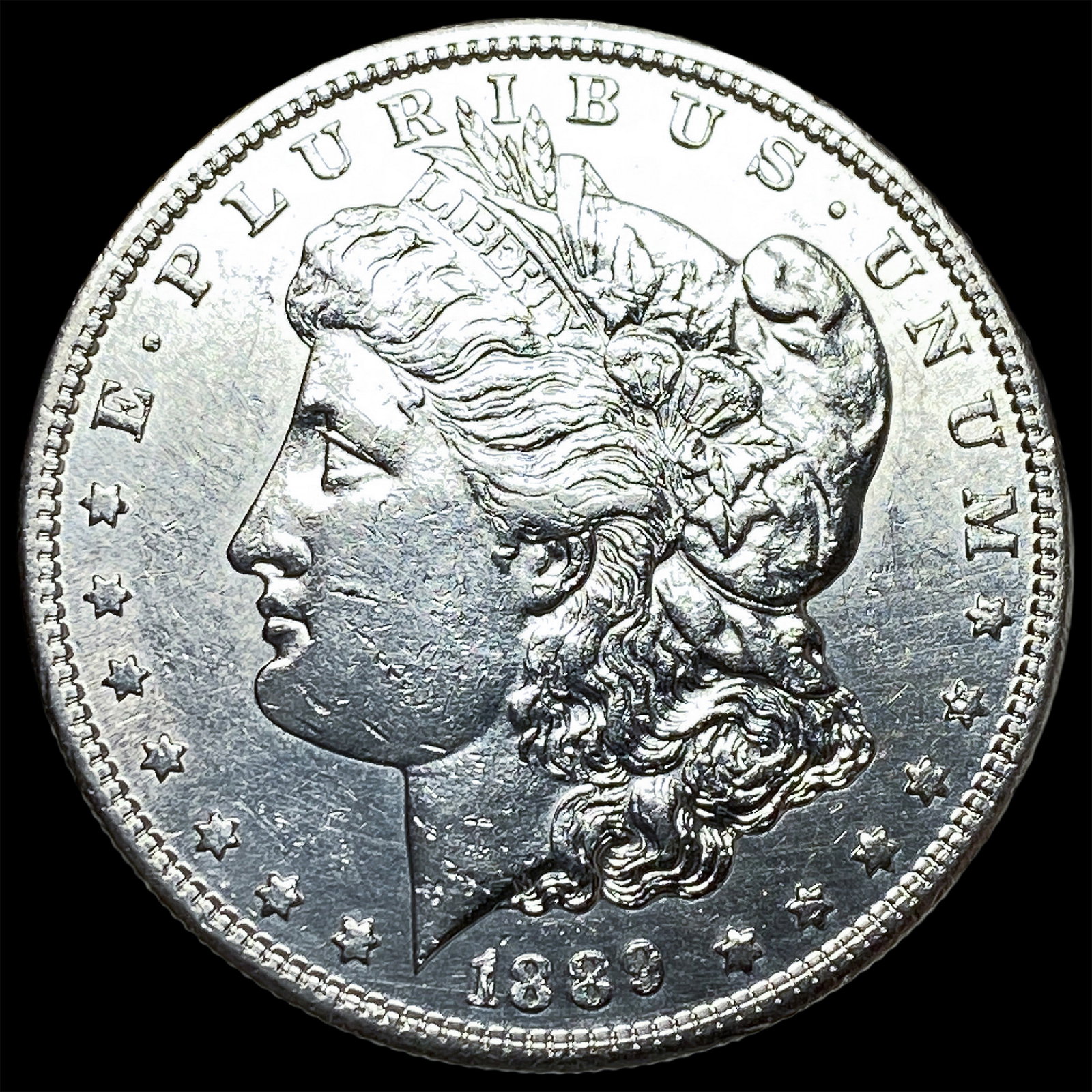 1889 Morgan Silver Dollar CHOICE AU (1 of 2)