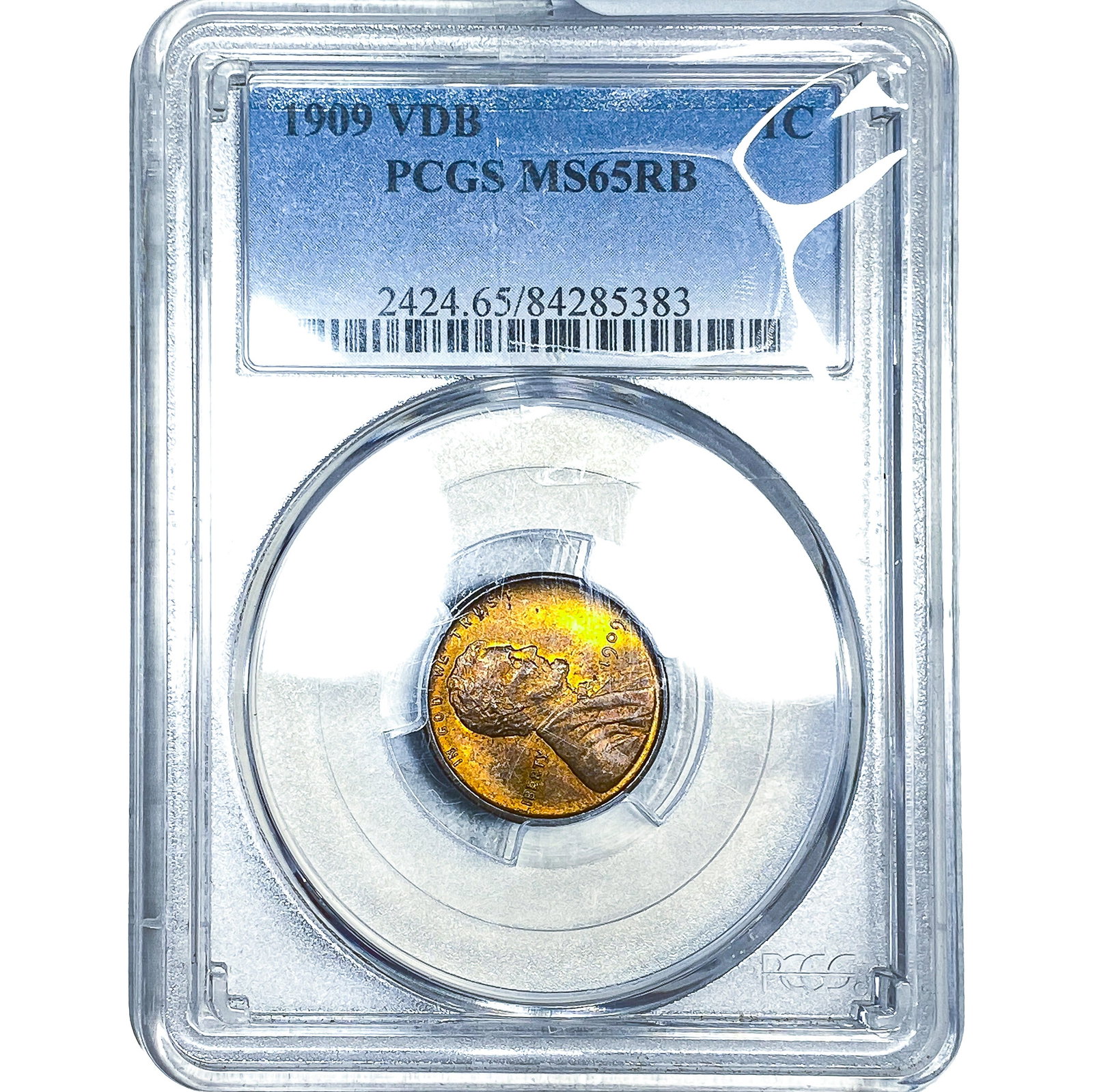 1909 Wheat Cent PCGS MS65 RB (1 of 2)