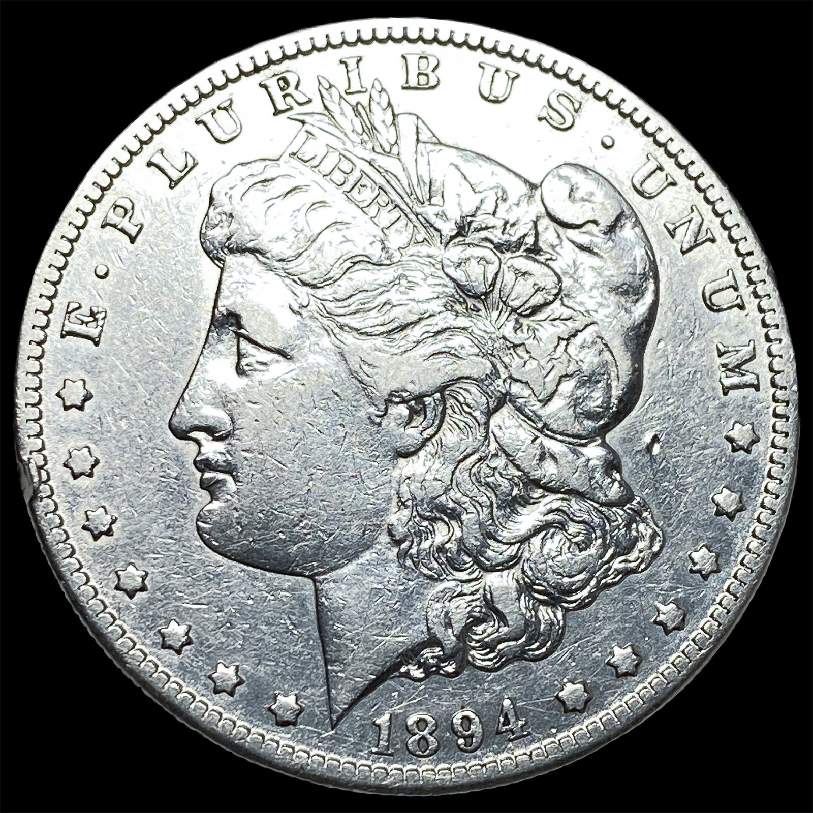 1894-S Silver Morgan Dollar NEARLY UNCIRCULATED (1 of 2)