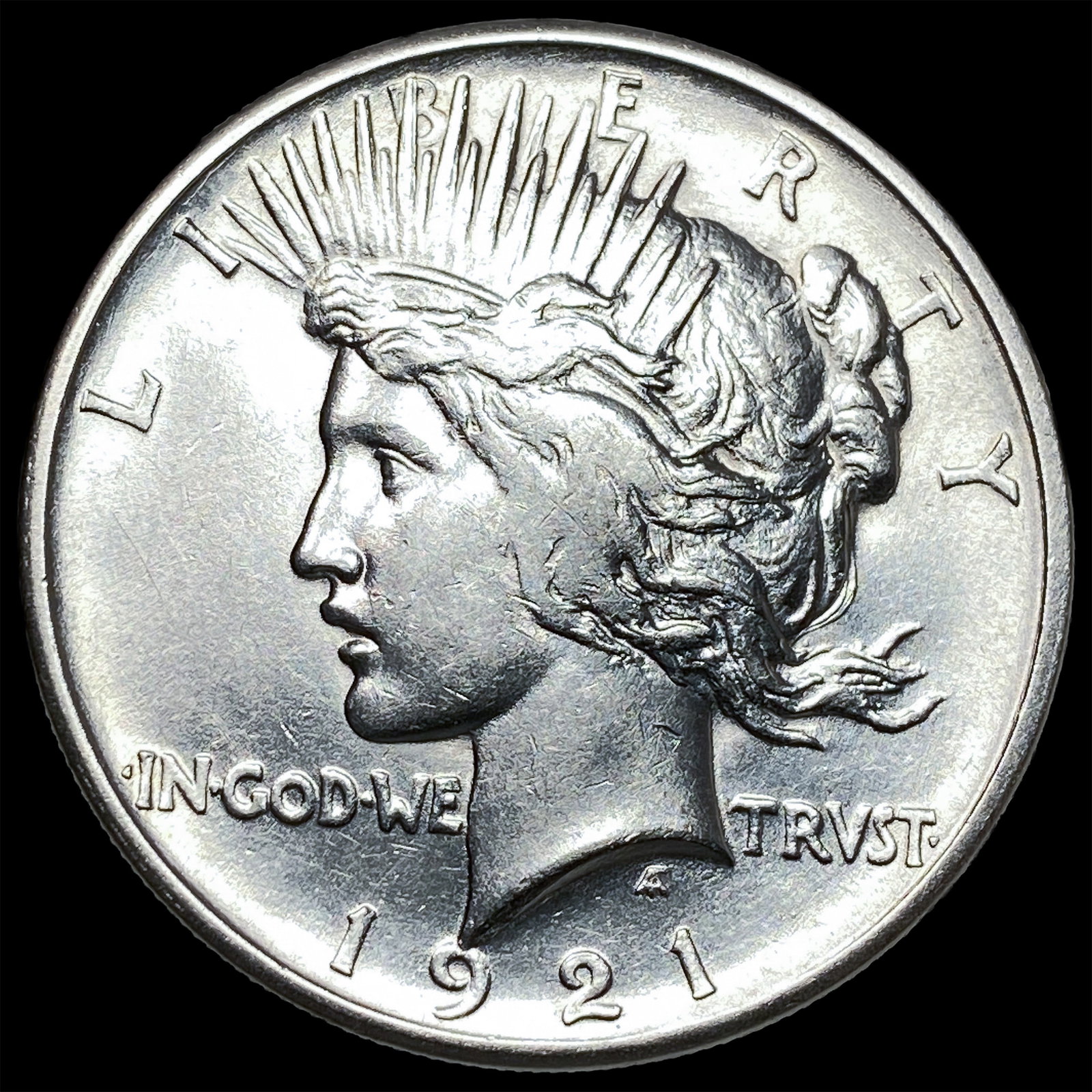 1921 Silver Peace Dollar CLOSELY UNCIRCULATED: 1921 Silver Peace Dollar CLOSELY UNCIRCULATED
