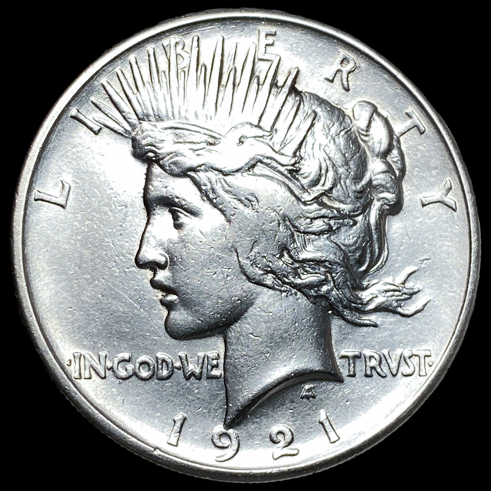 1921 Silver Peace Dollar CLOSELY UNCIRCULATED: 1921 Silver Peace Dollar CLOSELY UNCIRCULATED