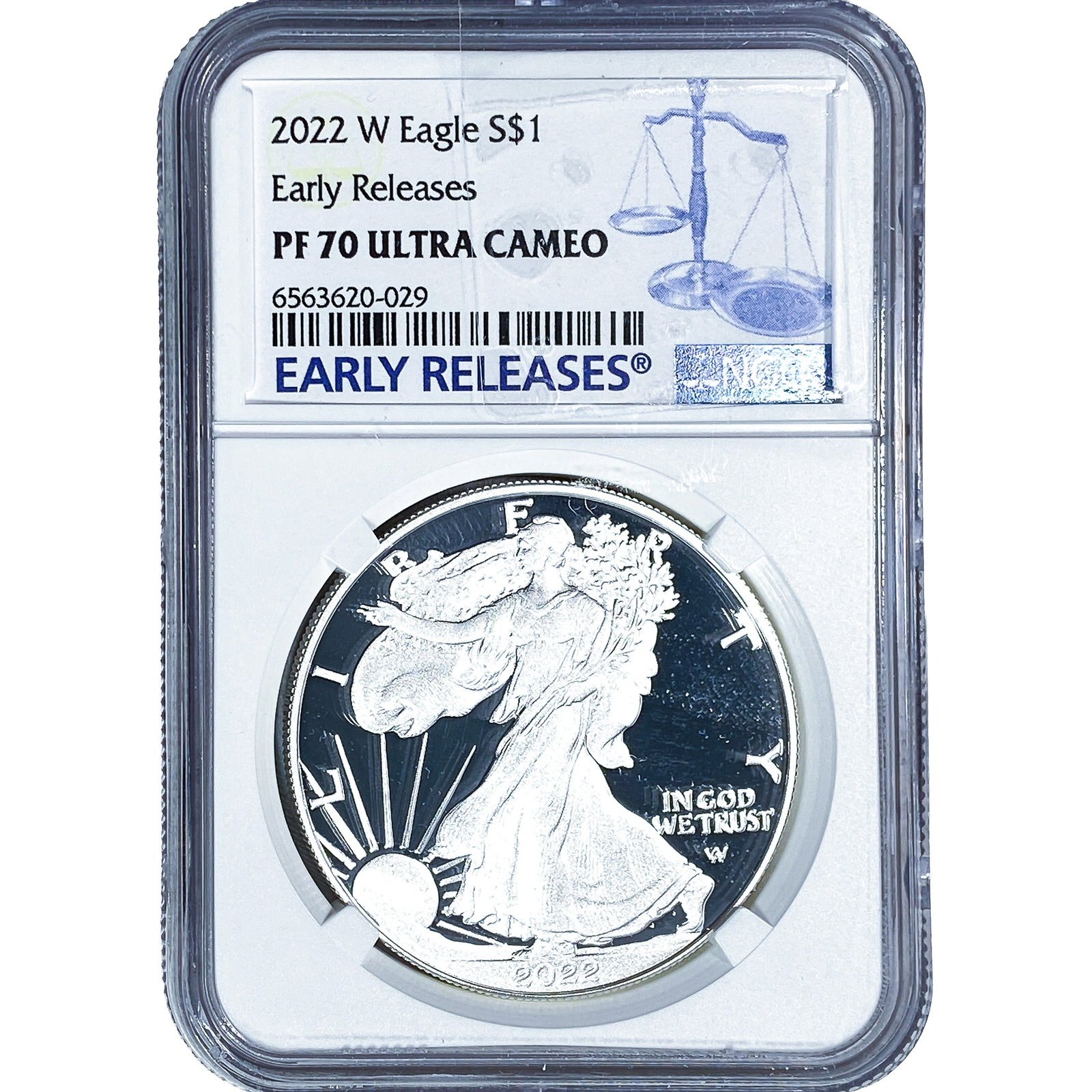 2022-W Silver Eagle NGC PF70 Ultra Cameo: 2022-W Silver Eagle NGC PF70 Ultra Cameo