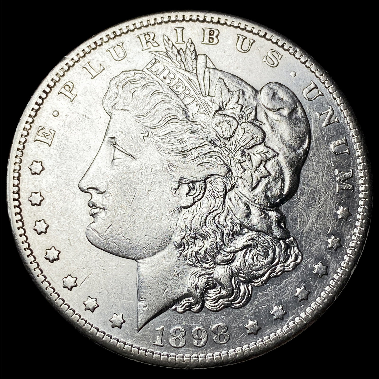 1898-S Silver Morgan Dollar CLOSELY UNCIRCULATED (1 of 2)