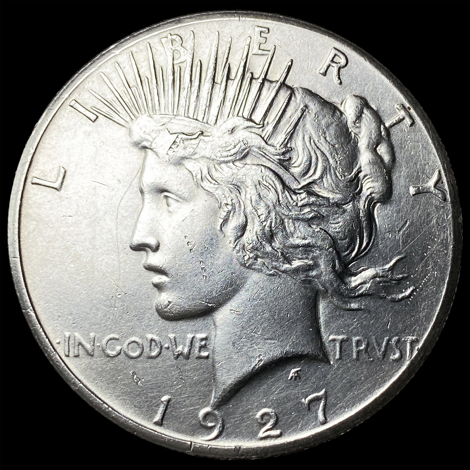 1927 Silver Peace Dollar CLOSELY UNCIRCULATED: 1927 Silver Peace Dollar CLOSELY UNCIRCULATED