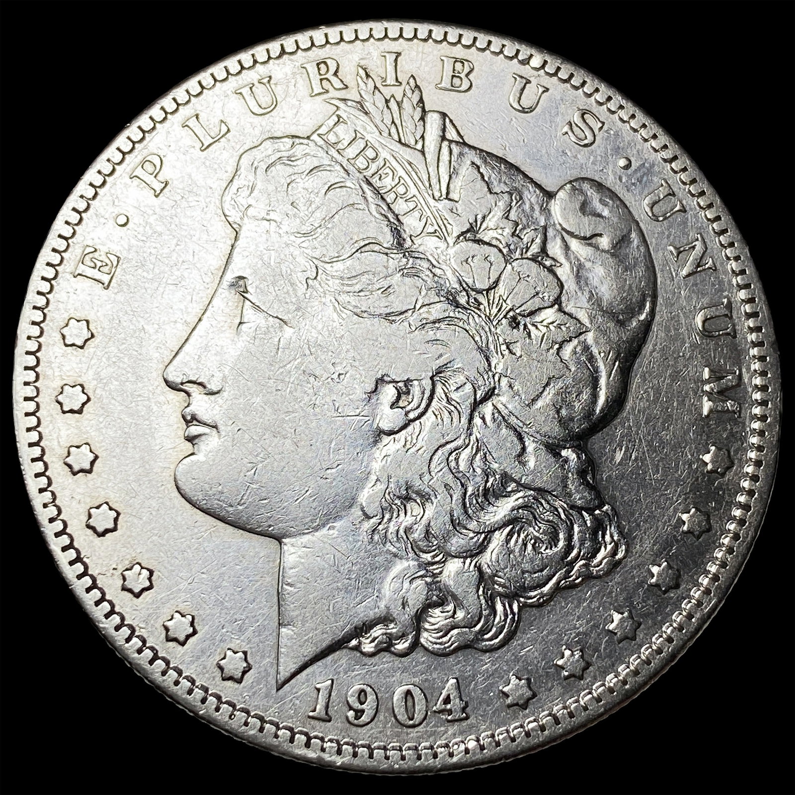 1904-S Silver Morgan Dollar LIGHTLY CIRCULATED: 1904-S Silver Morgan Dollar LIGHTLY CIRCULATED