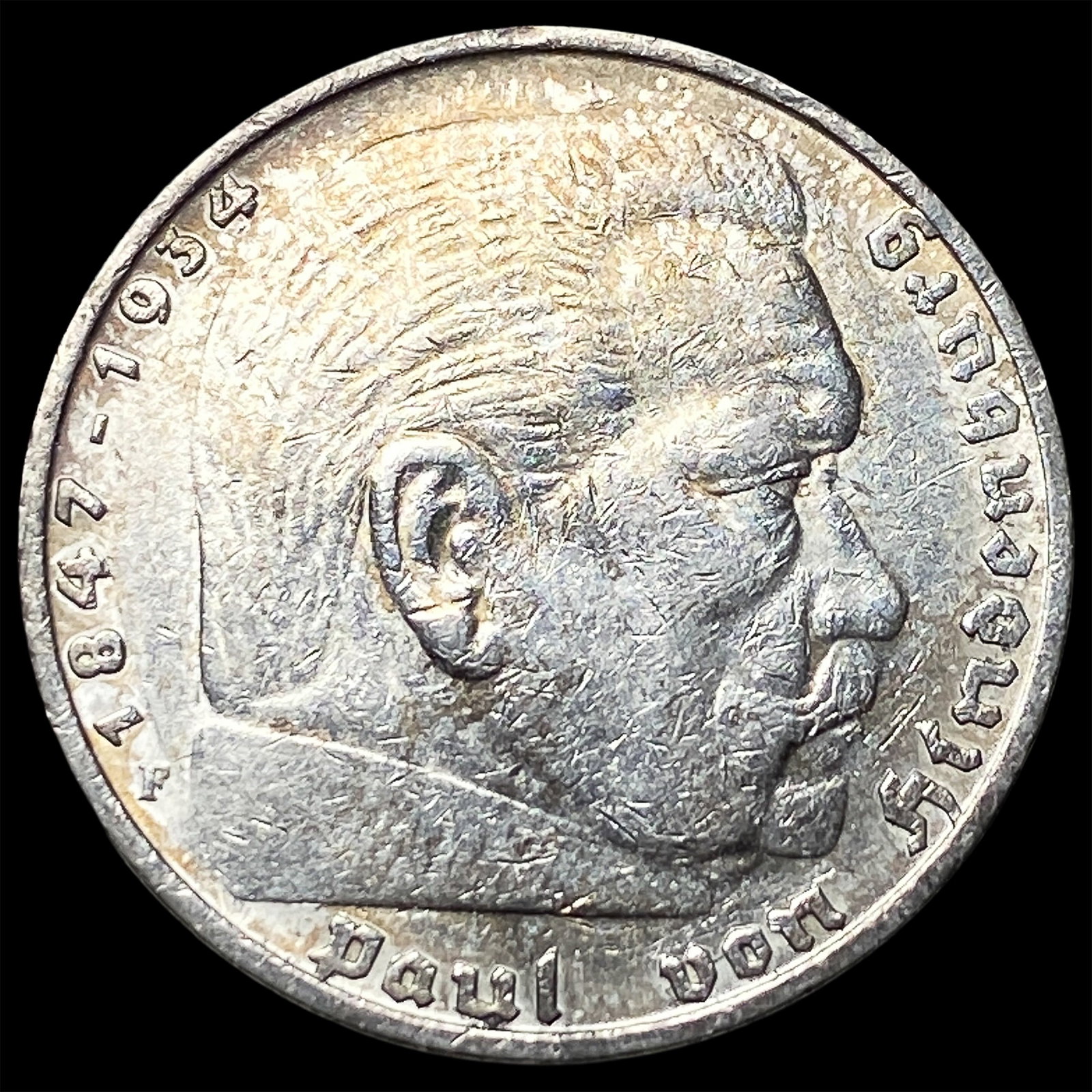 1935 Germany Silver 5 Mark: 1935 Germany Silver 5 Mark