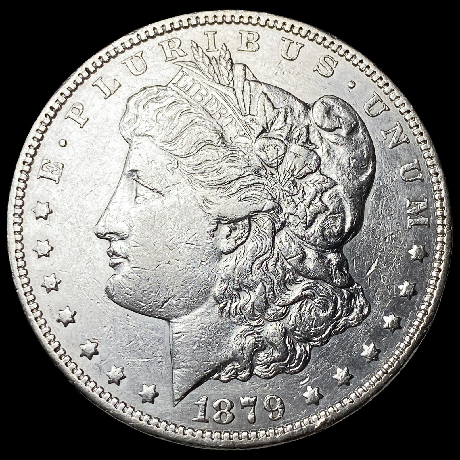 1879-S Silver Morgan Dollar CLOSELY UNCIRCULATED: 1879-S Silver Morgan Dollar CLOSELY UNCIRCULATED