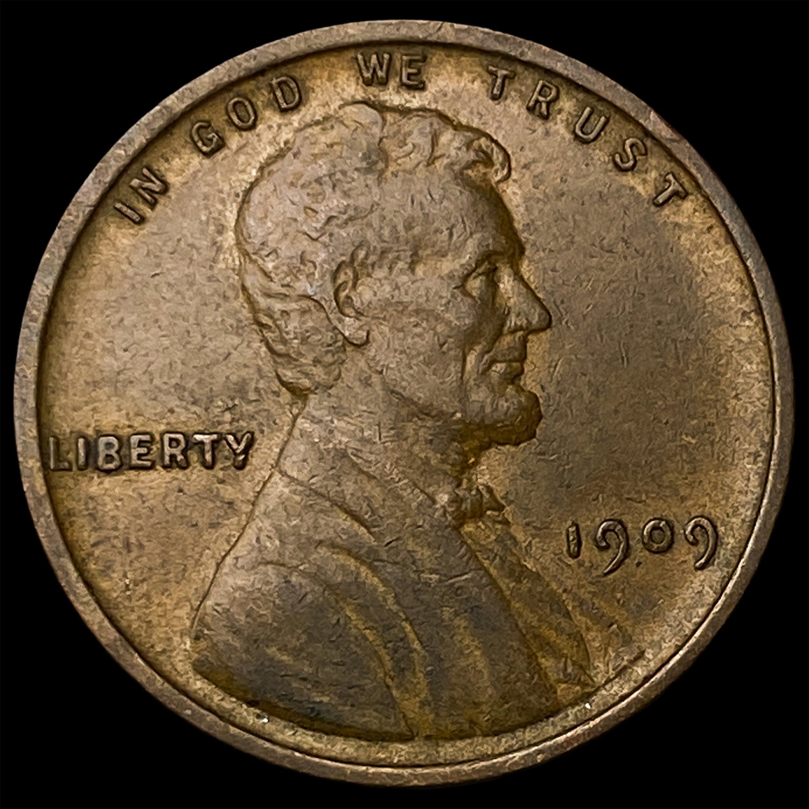 1909 Lincoln Wheat Cent CLOSELY UNCIRCULATED (1 of 2)