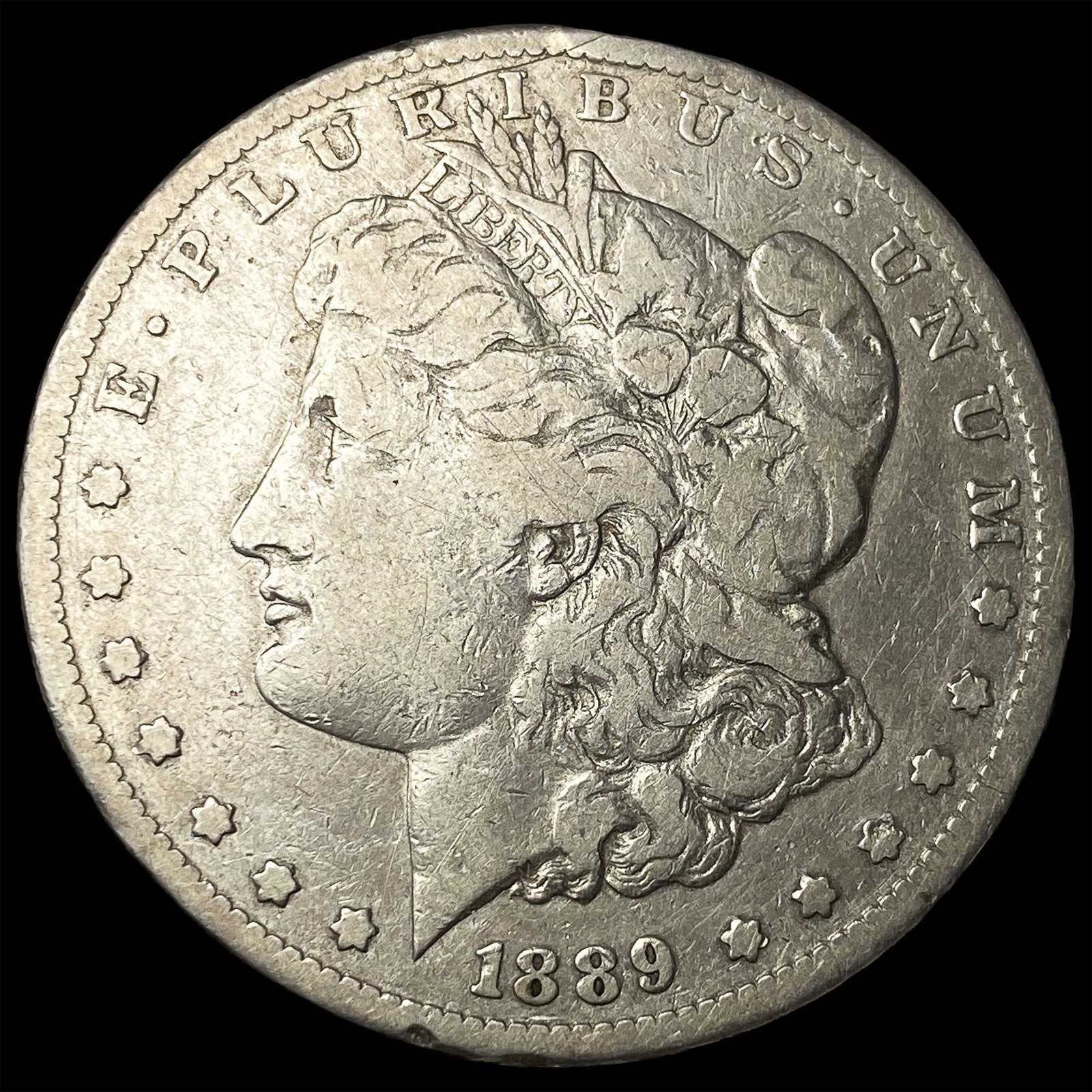 1889-CC Silver Morgan Dollar LIGHTLY CIRCULATED (1 of 2)