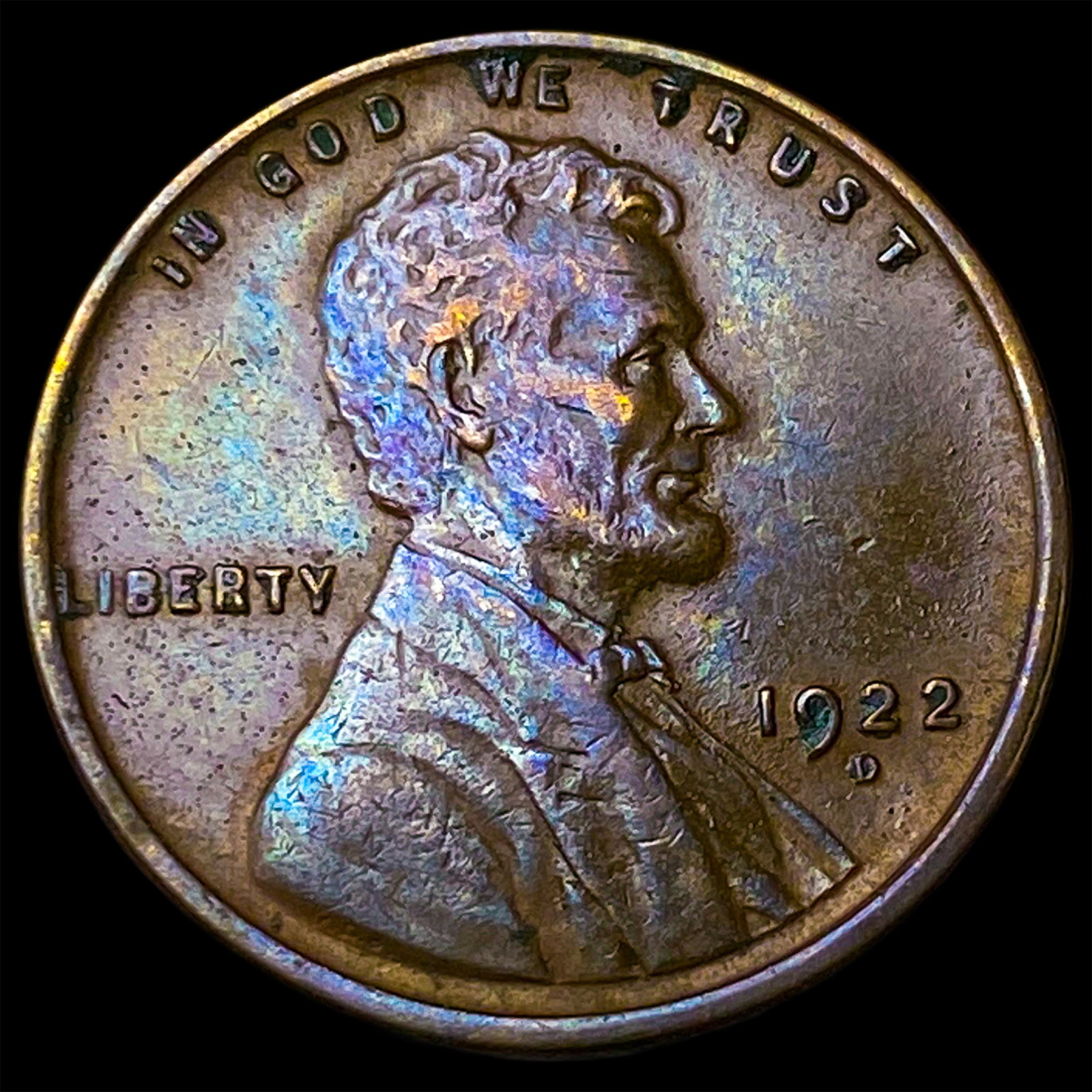 1922-D Lincoln Wheat Cent CLOSELY UNCIRCULATED: 1922-D Lincoln Wheat Cent CLOSELY UNCIRCULATED