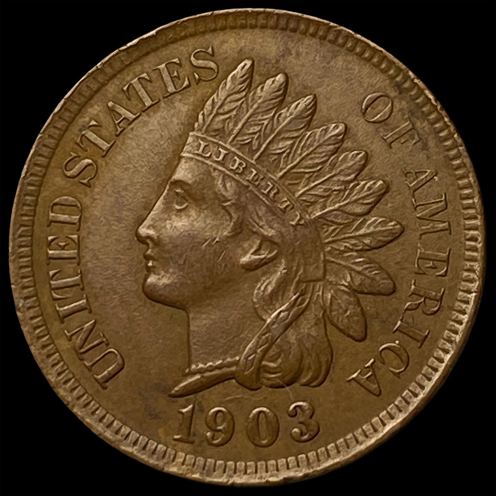 1903 Indian Head Cent CLOSELY UNCIRCULATED (1 of 2)