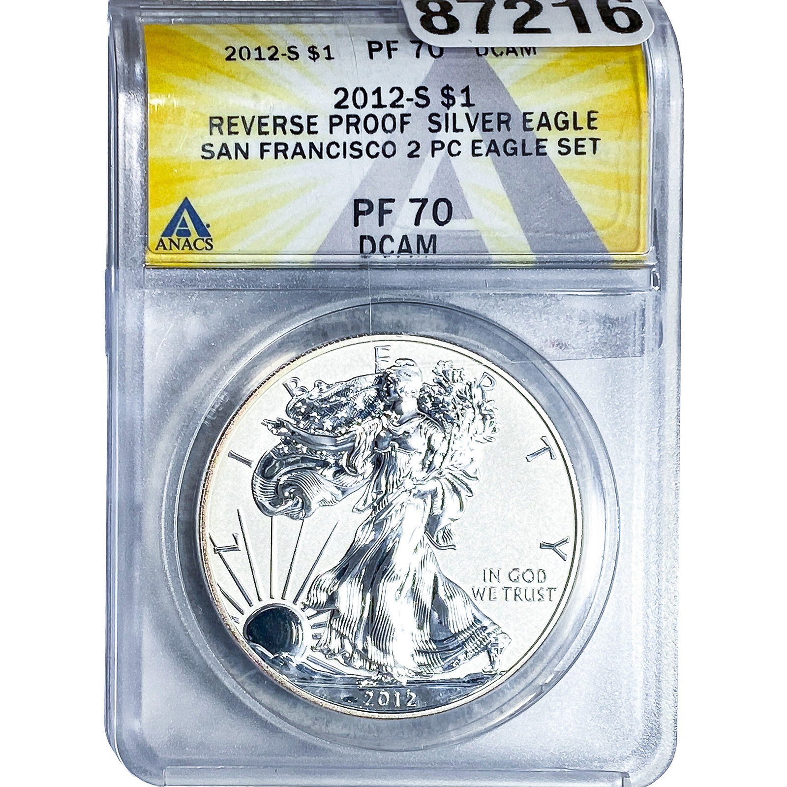 2012-S Silver Eagle ANACS PF70 DCAM (1 of 2)