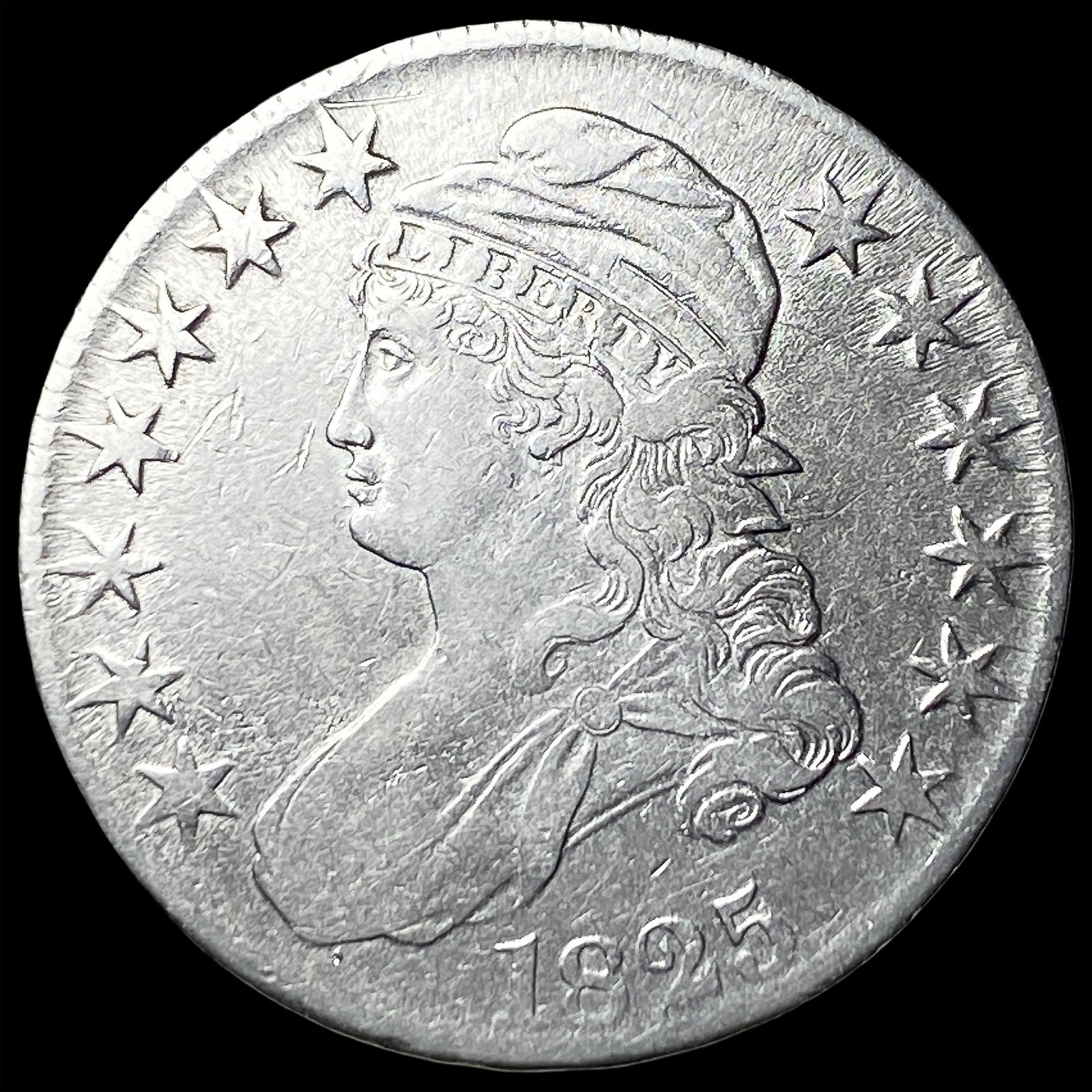 1825 Capped Bust Half Dollar NEARLY UNCIRCULATED (1 of 2)