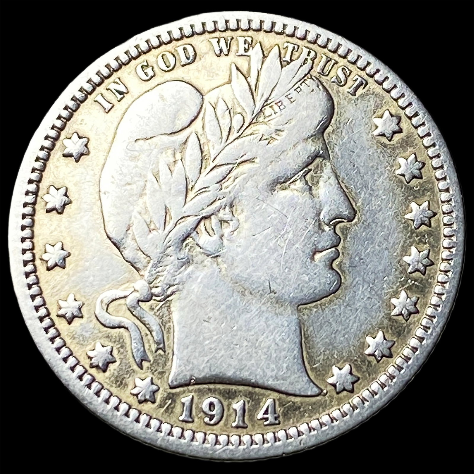 1914 Barber Quarter LIGHTLY CIRCULATED (1 of 2)