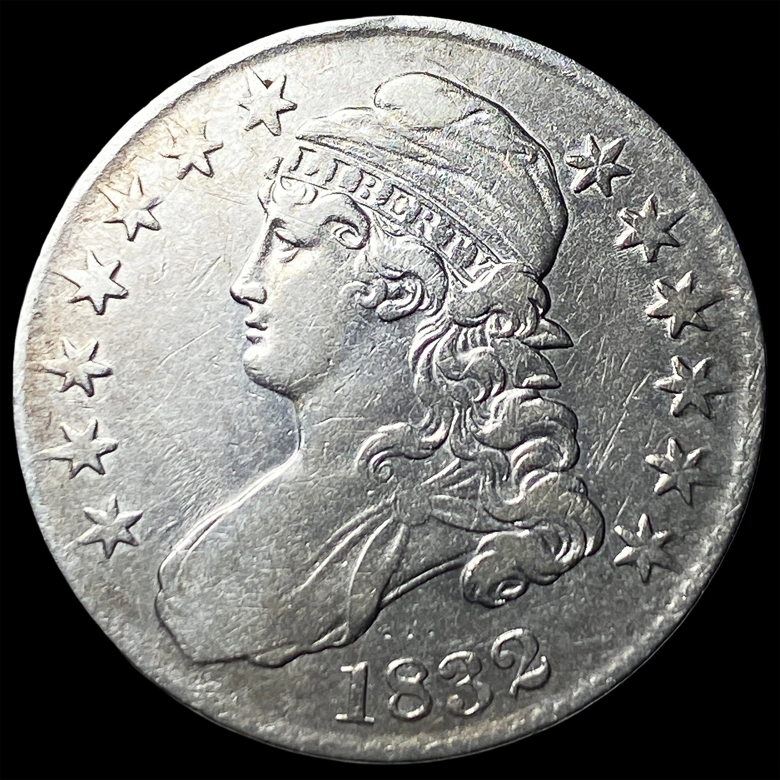 1832 Capped Bust Half Dollar CLOSELY UNCIRCULATED (1 of 2)