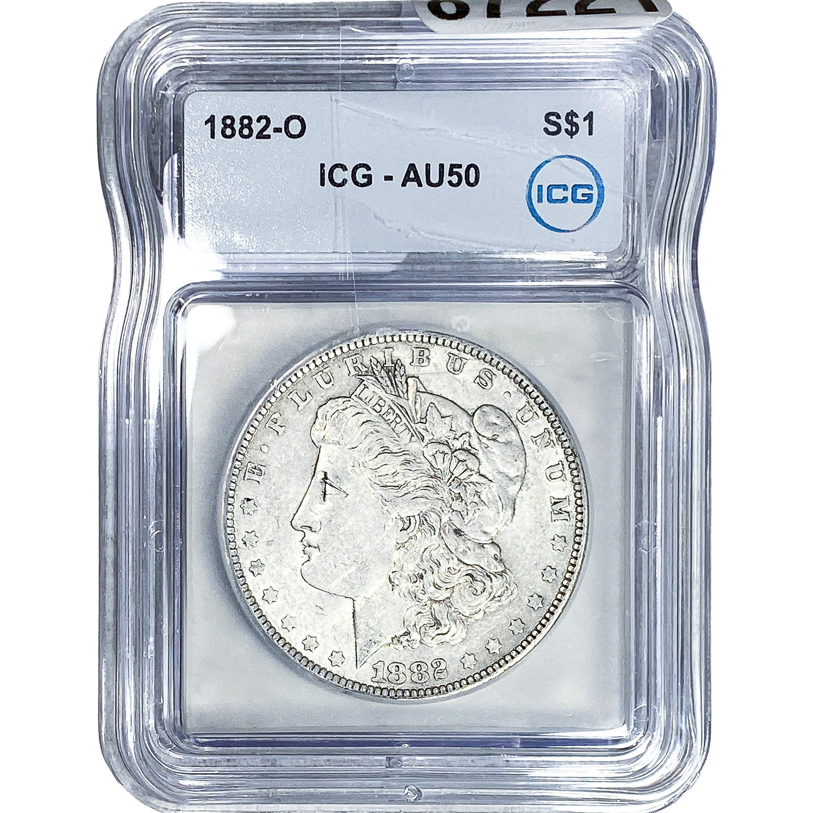 1882-O Morgan Silver Dollar ICG AU50 (1 of 2)