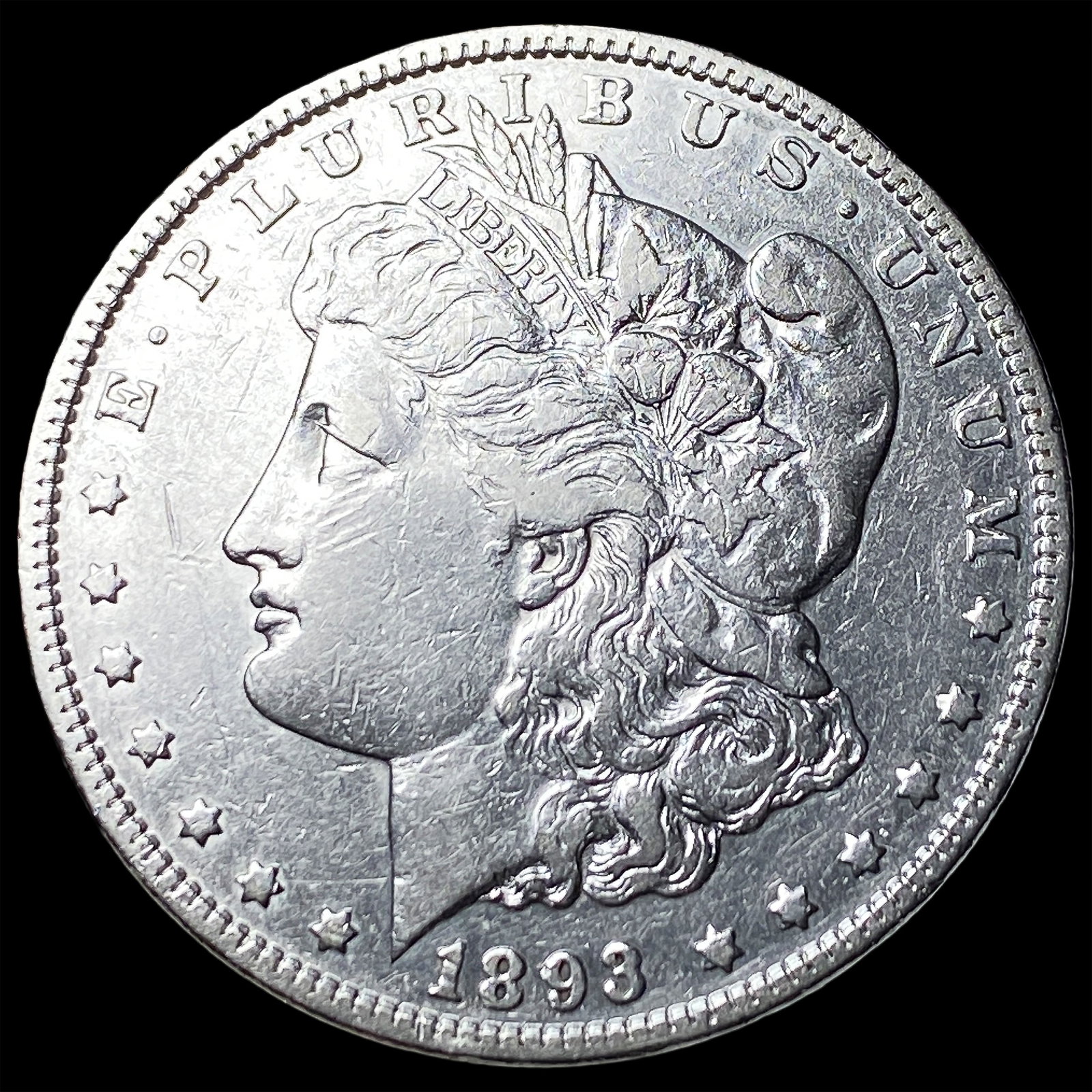 1893-S Silver Morgan Dollar CLOSELY UNCIRCULATED (1 of 2)