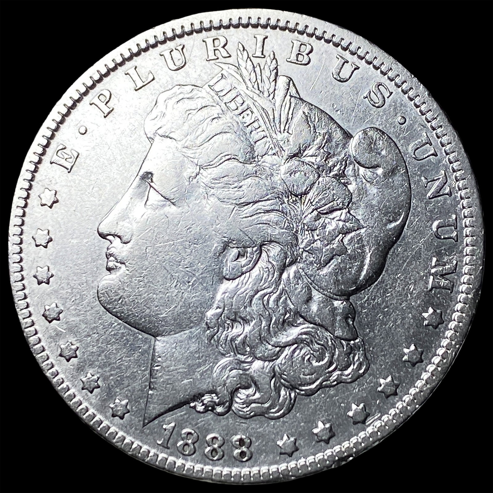 1888-O Silver Morgan Dollar NEARLY UNCIRCULATED (1 of 2)