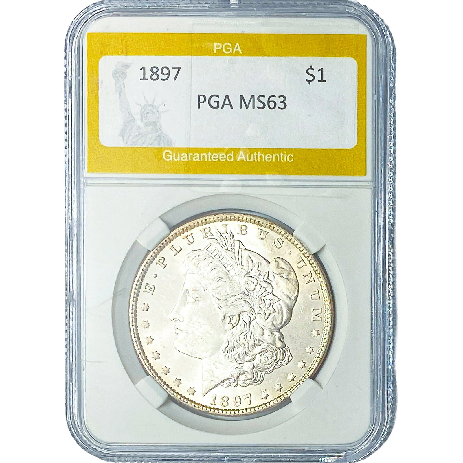 1897 Morgan Silver Dollar PGA MS63 (1 of 2)