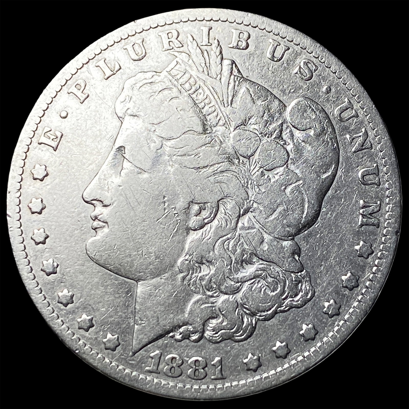 1881-CC Silver Morgan Dollar LIGHTLY CIRCULATED (1 of 2)