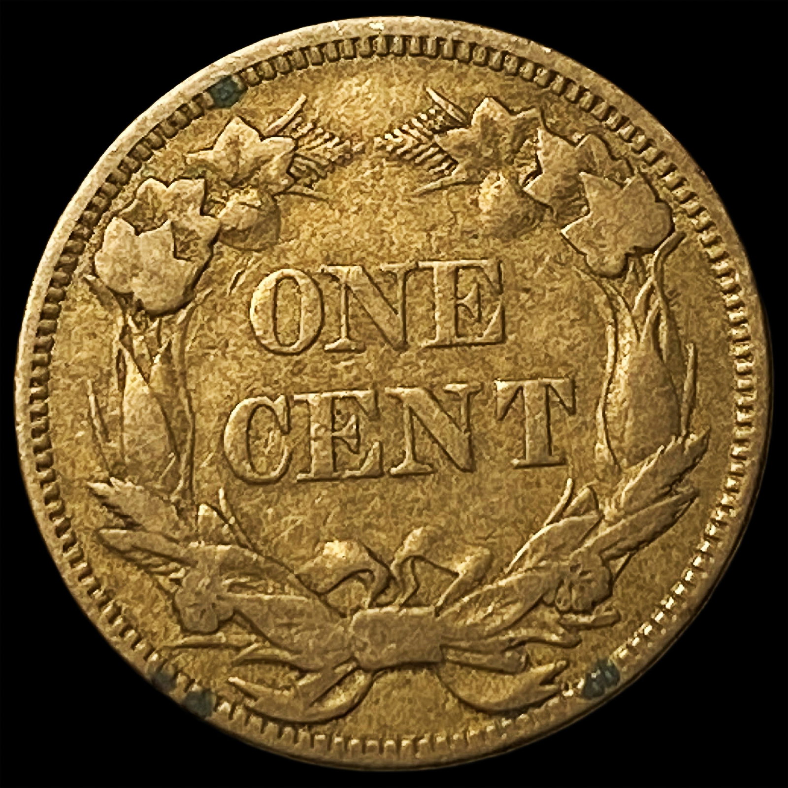 1858 Flying Eagle Cent ABOUT UNCIRCULATED - 2