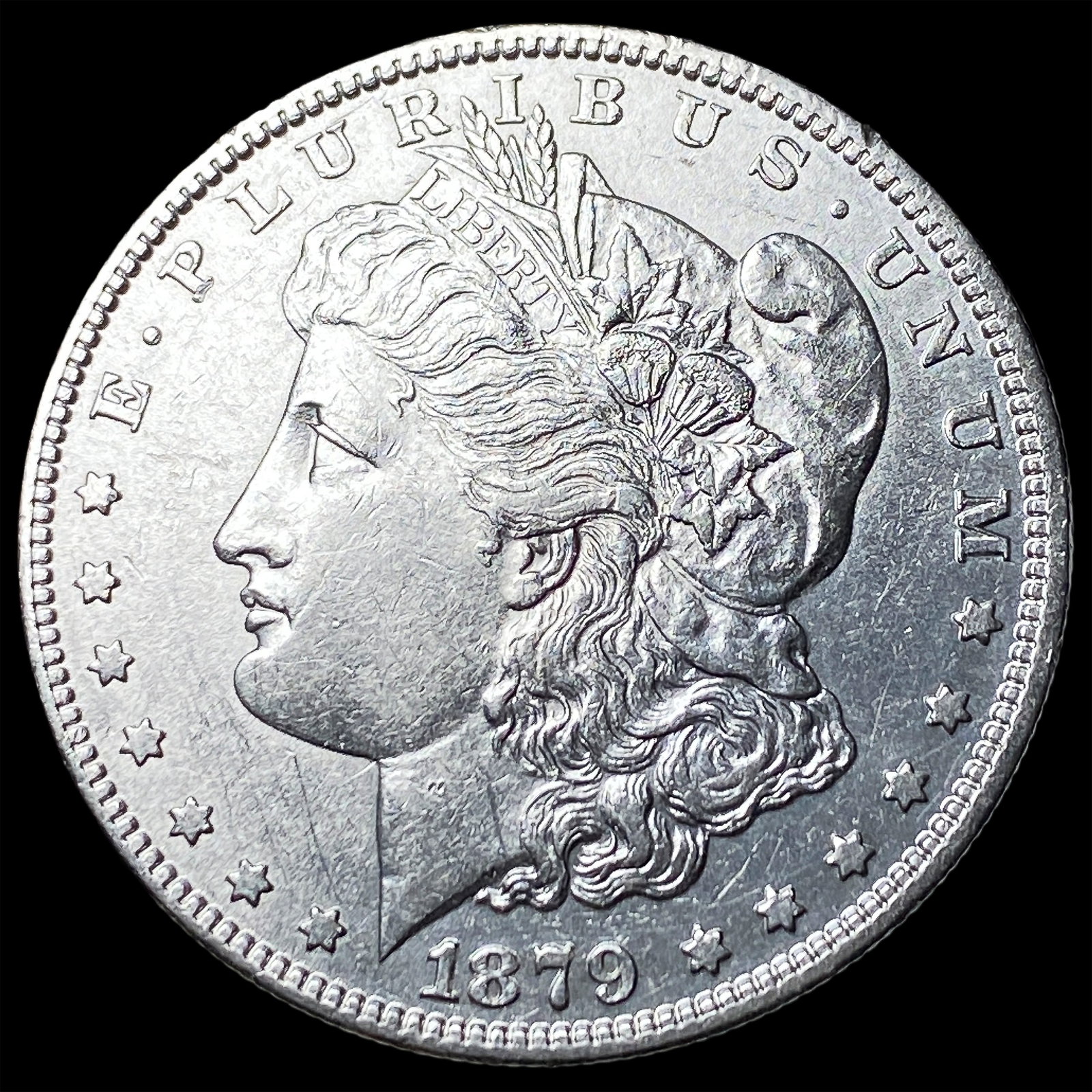 1879-S Silver Morgan Dollar CLOSELY UNCIRCULATED: 1879-S Silver Morgan Dollar CLOSELY UNCIRCULATED