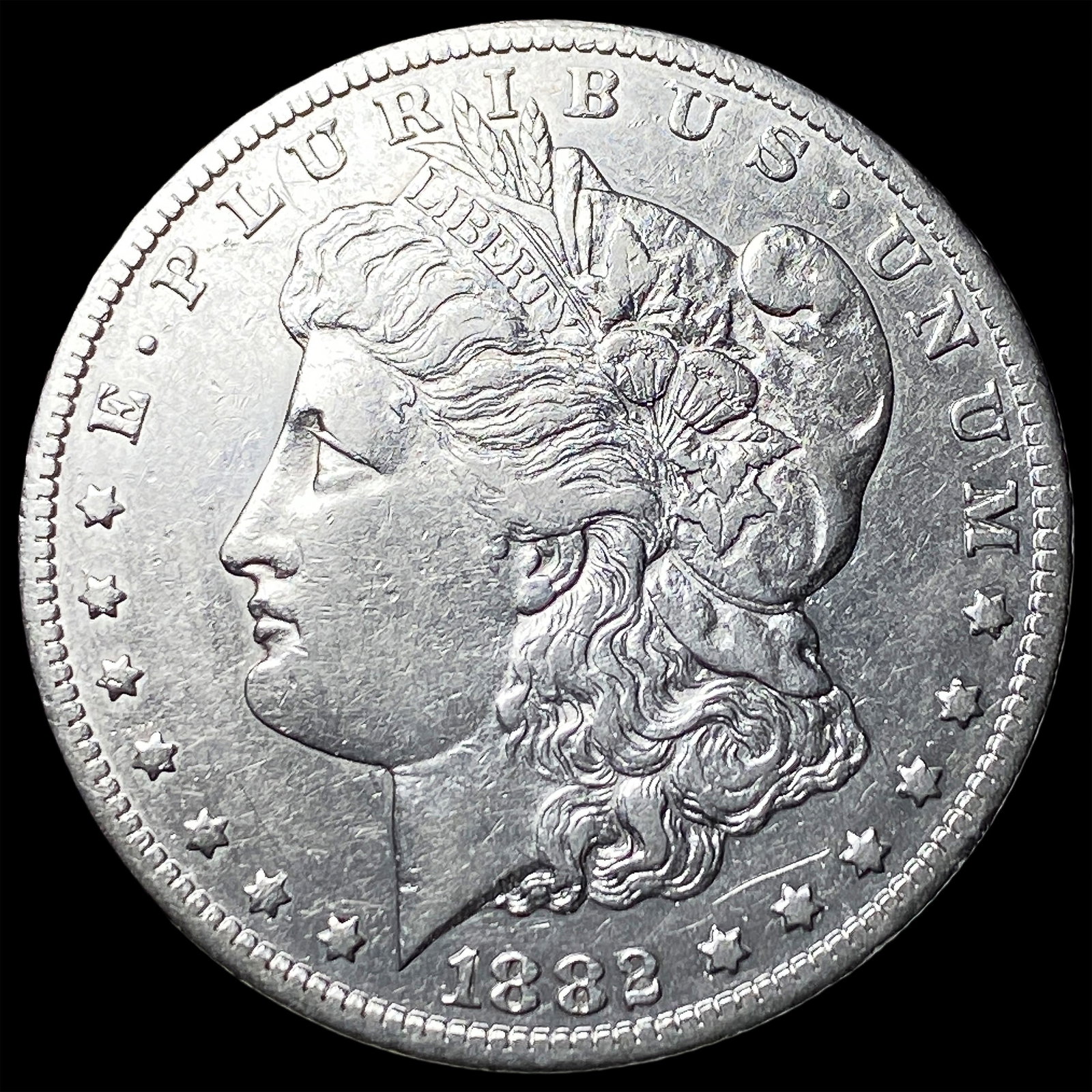 1882-CC Silver Morgan Dollar CLOSELY UNCIRCULATED (1 of 2)
