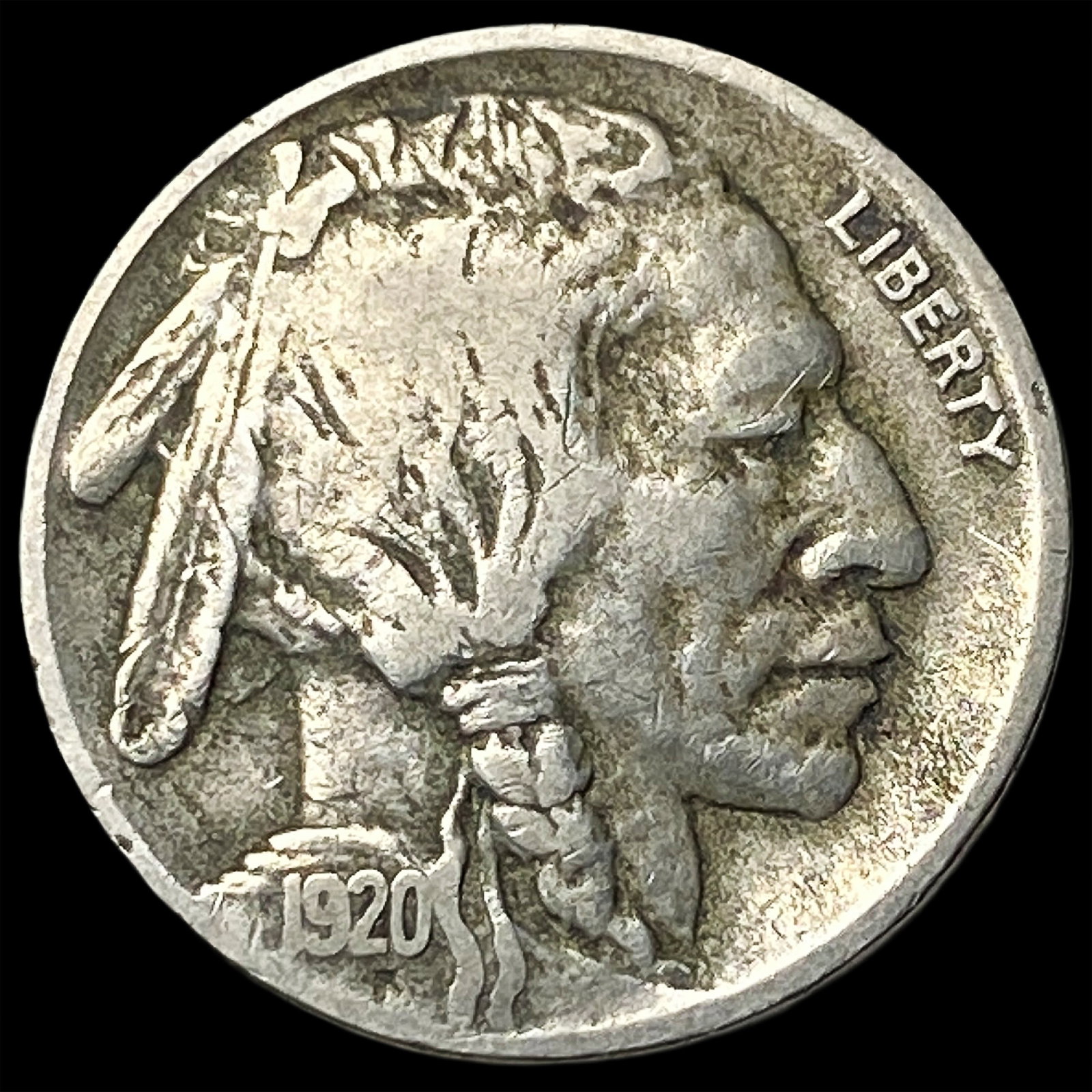 1920-D Buffalo Nickel ABOUT UNCIRCULATED (1 of 2)