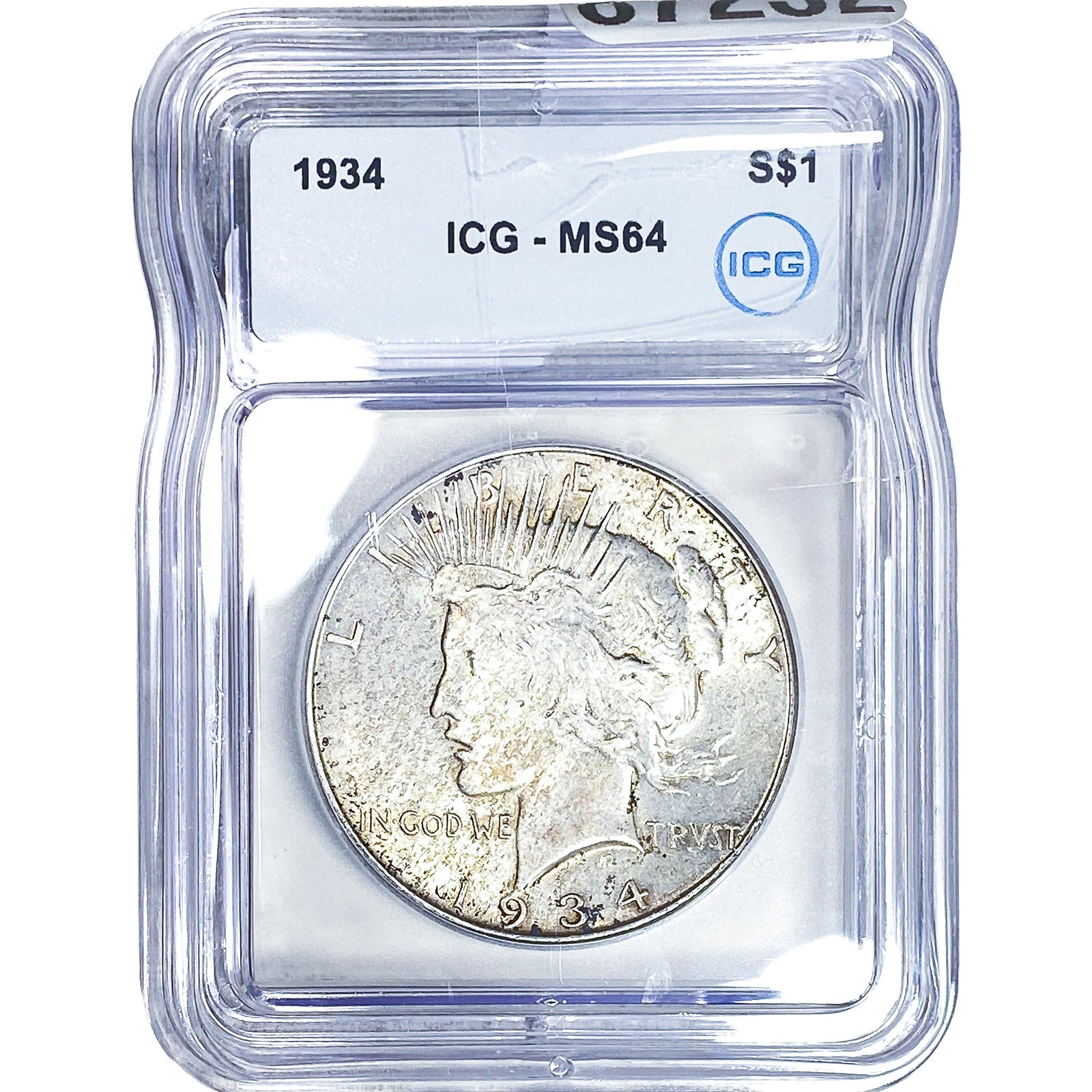1934 Silver Peace Dollar ICG MS64 (1 of 2)