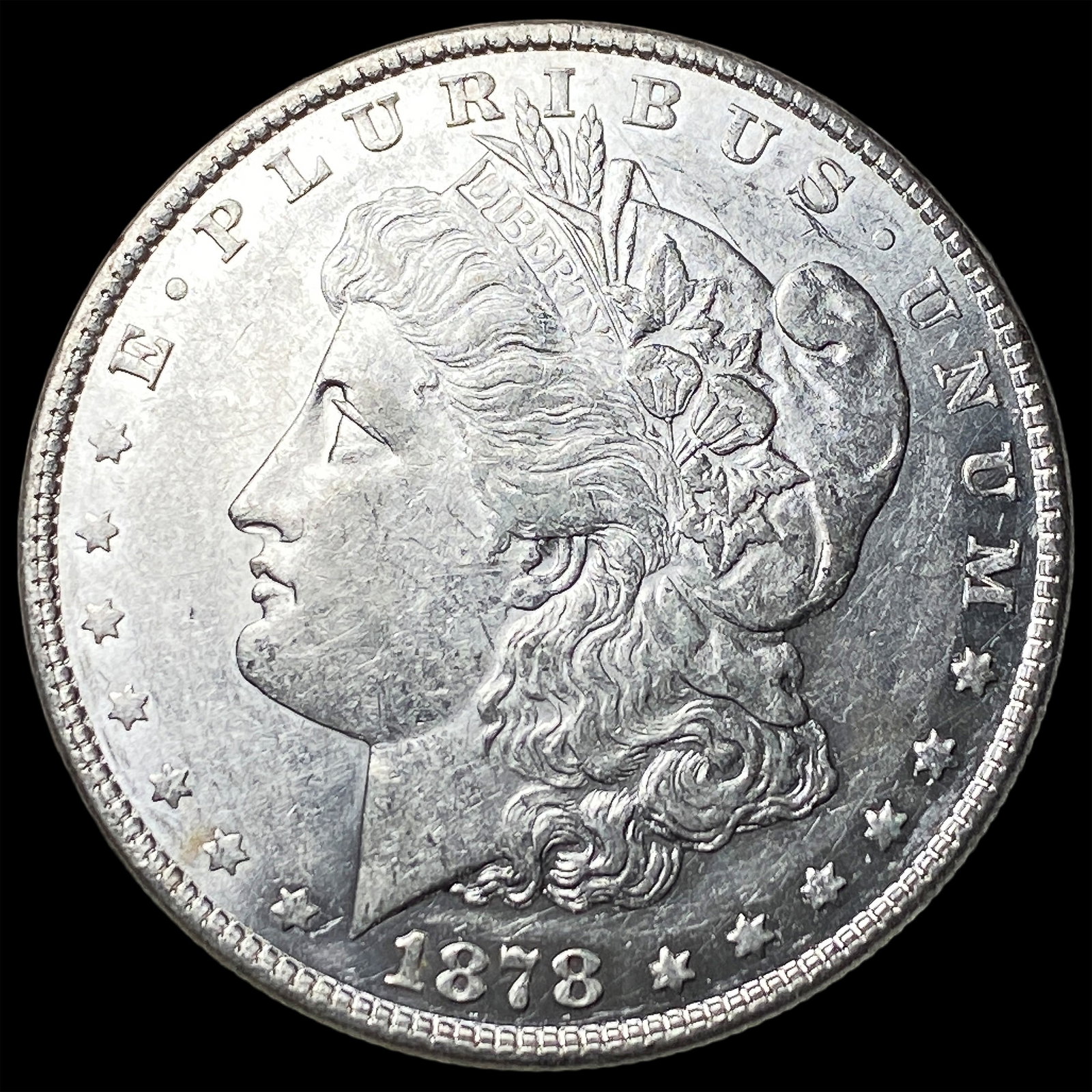 1878 Silver Morgan Dollar CHOICE AU (1 of 2)